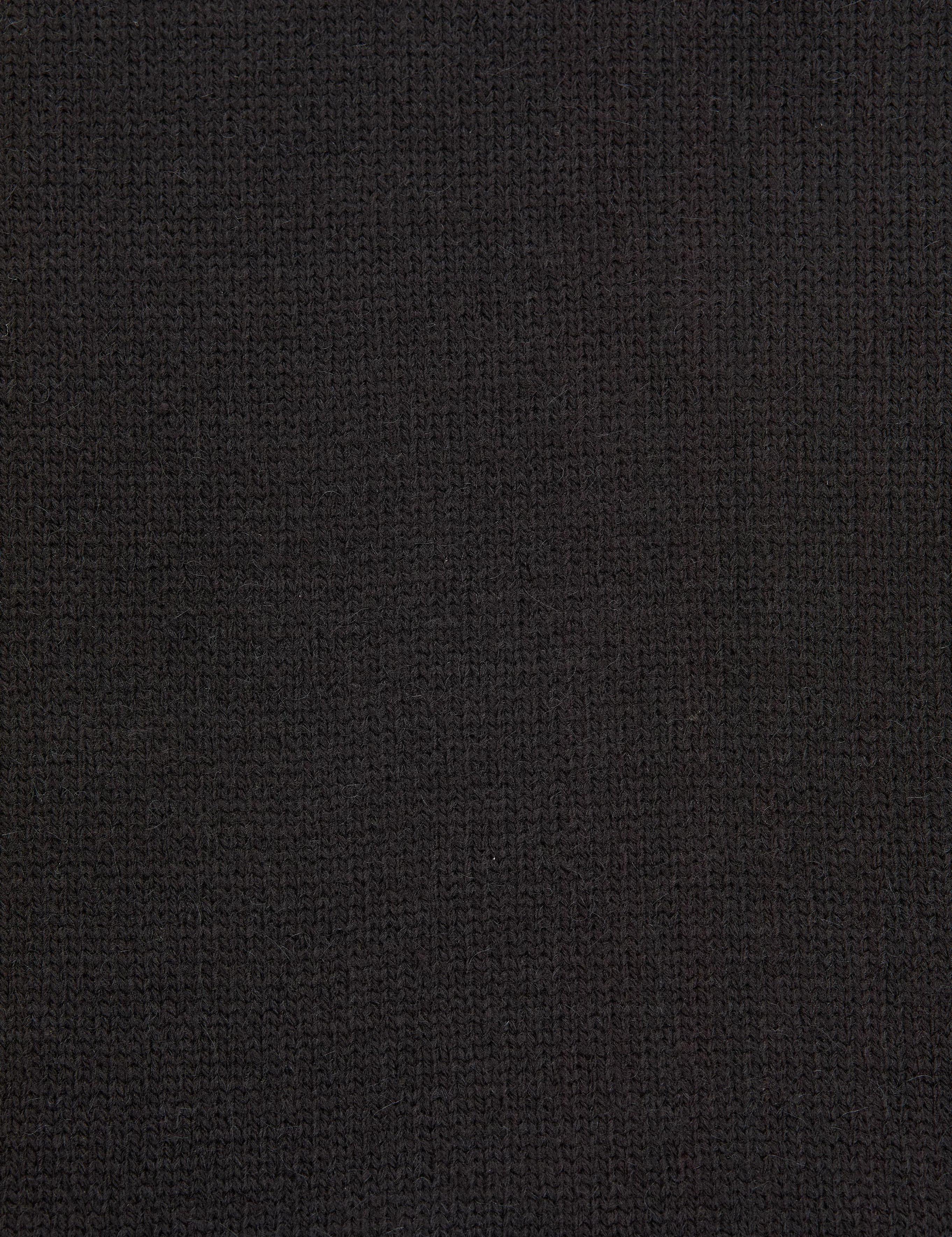 Siyah Comfort Fit Yarım Balıkçı Kazak