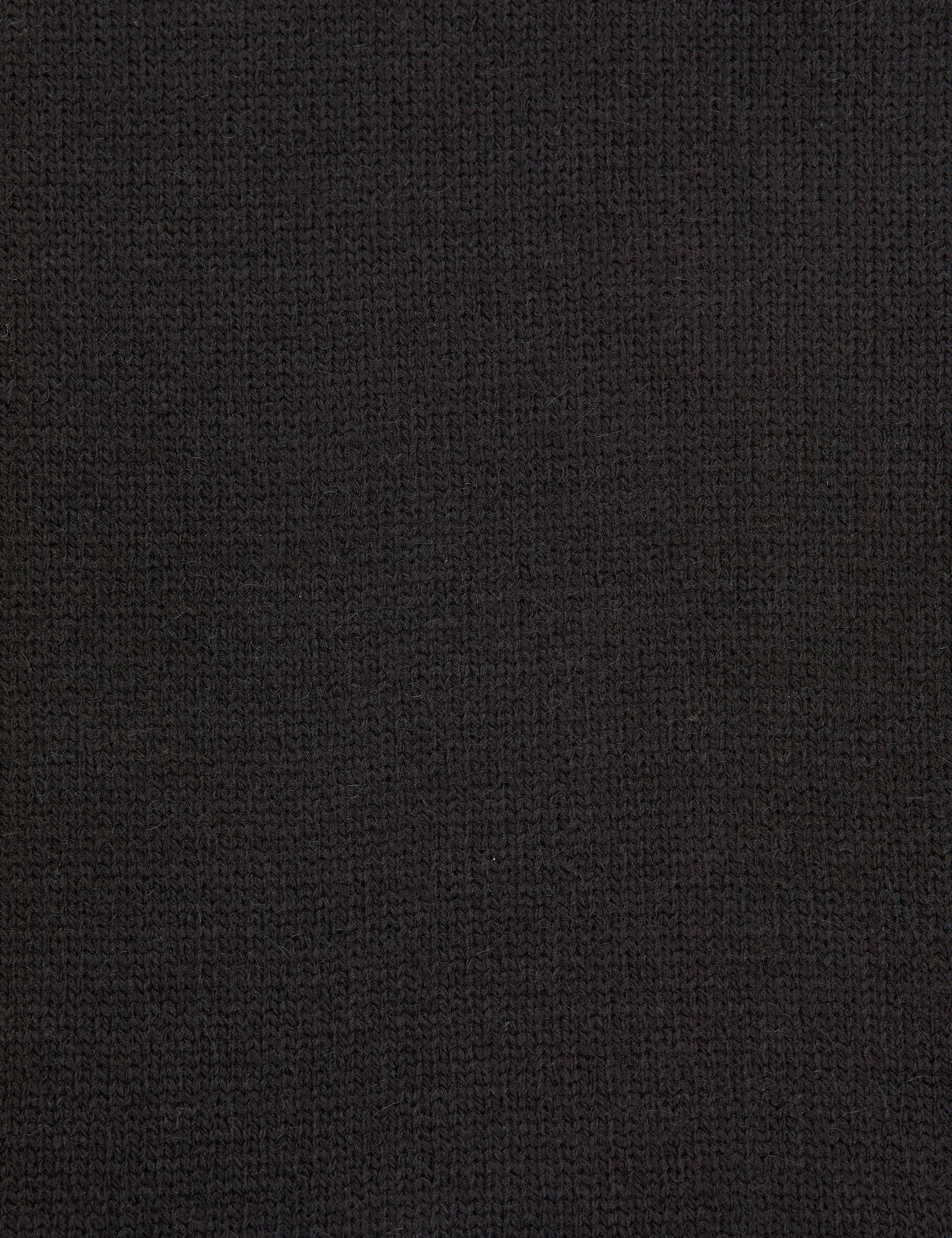Siyah Comfort Fit Yarım Balıkçı Kazak - Image 7