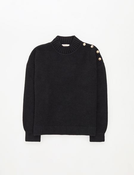 Siyah Comfort Fit Yarım Balıkçı Kazak - 50316342038