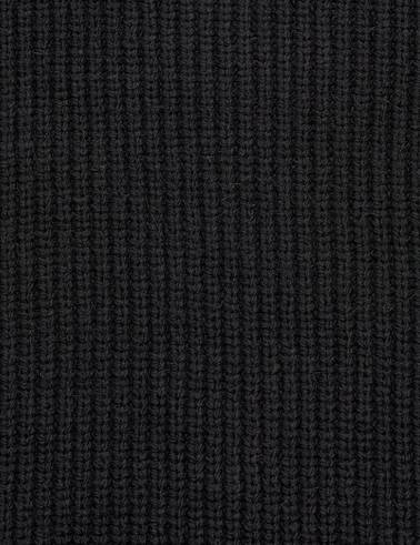 Siyah Comfort Fit Yarım Balıkçı Kazak