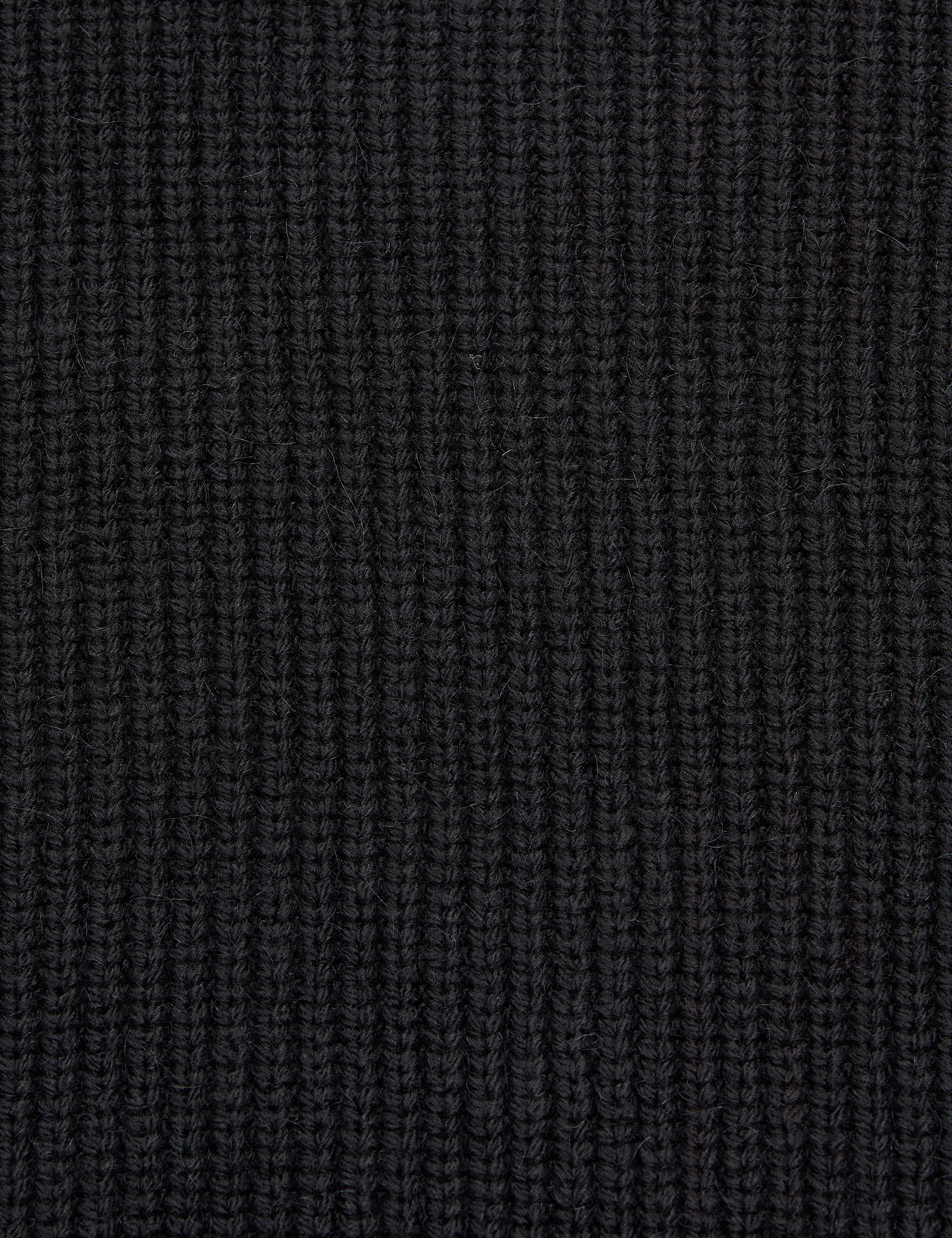 Siyah Comfort Fit Yarım Balıkçı Kazak - Image 7