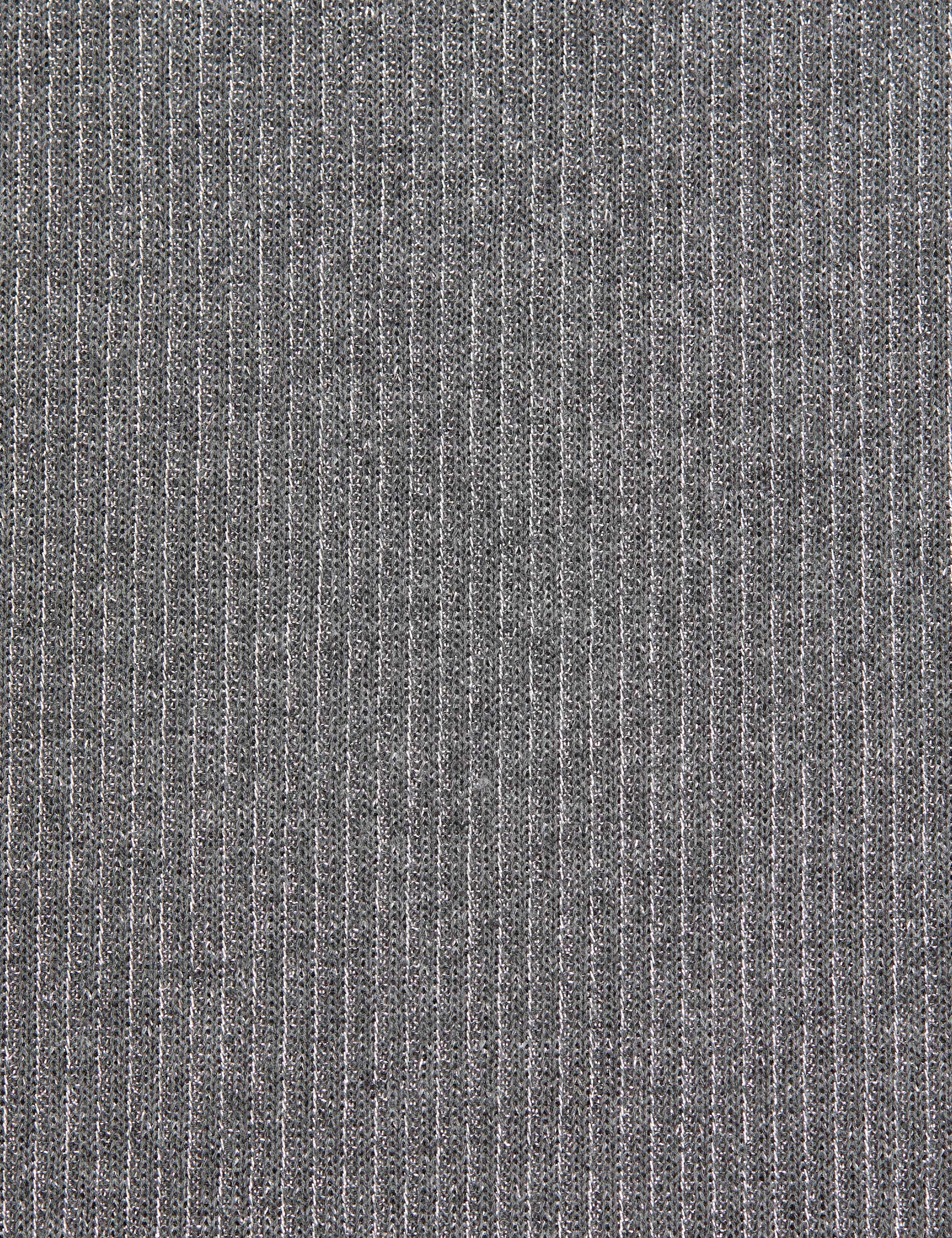 Gri Extra Slim Fit Örme Bluz