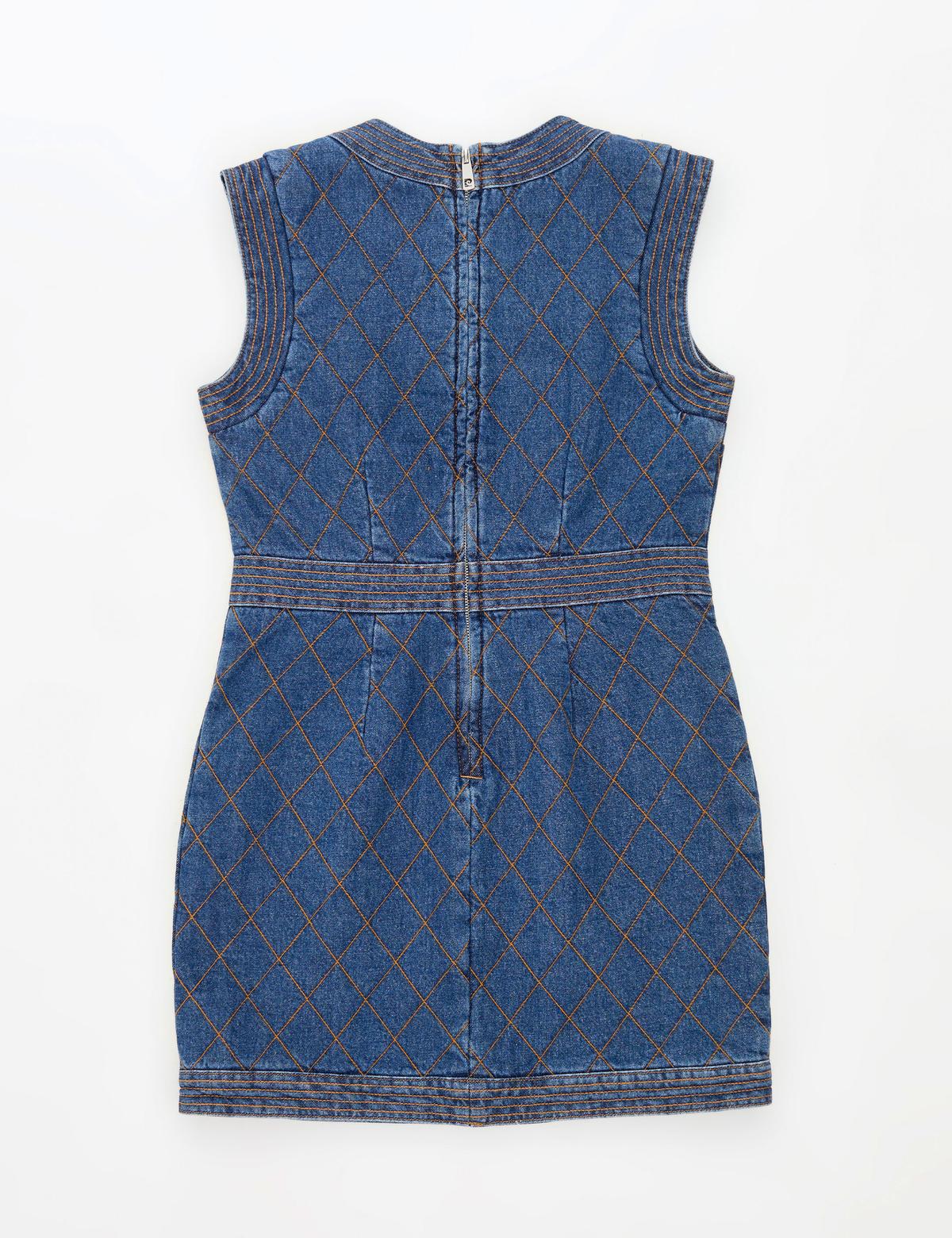 Açık Mavi Slim Fit Jean Elbise - 50308545002