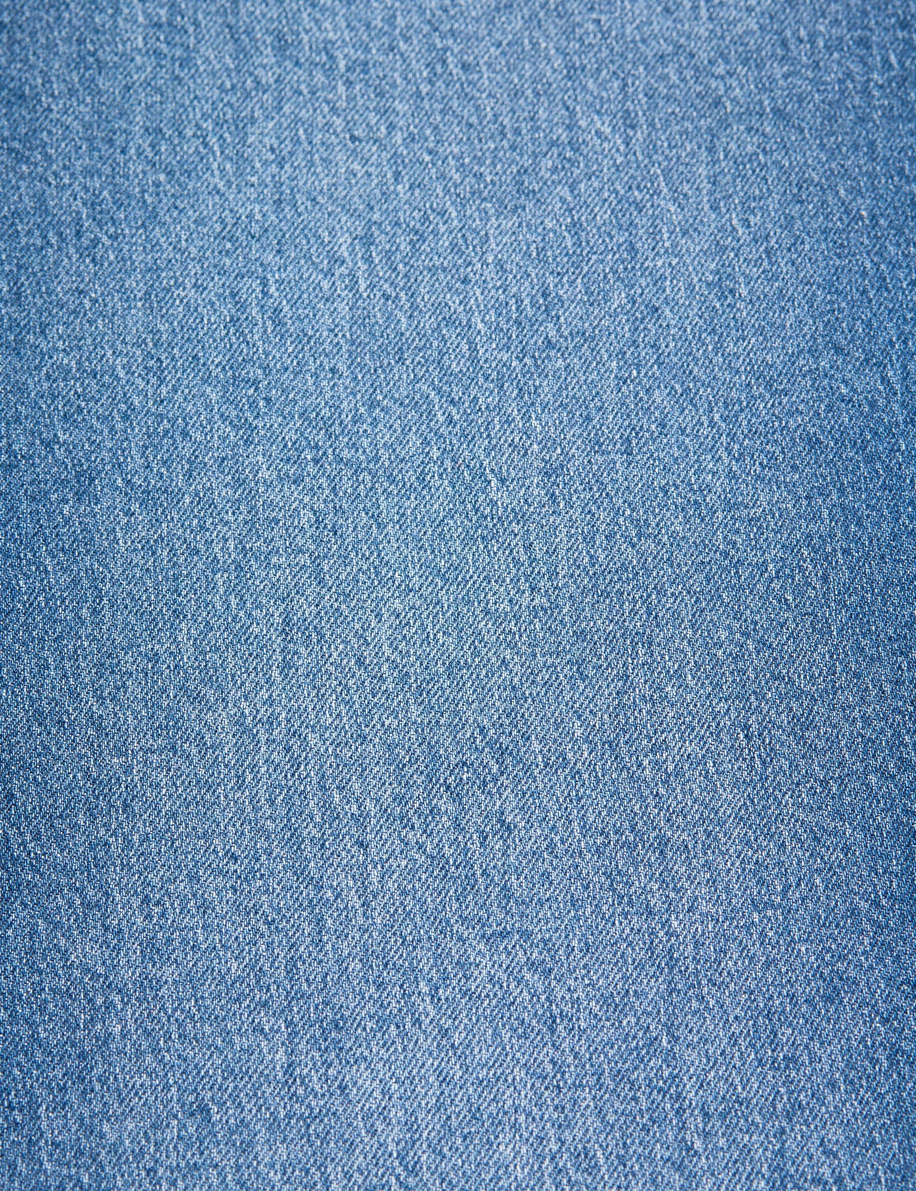 Açık Mavi Mom High Waist Fit Jean Pantolon