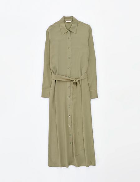 Haki Comfort Fit Dokuma Elbise - 50318233015