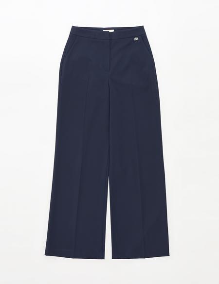 Lacivert Palazzo Kumaş Pantolon - 50319006001