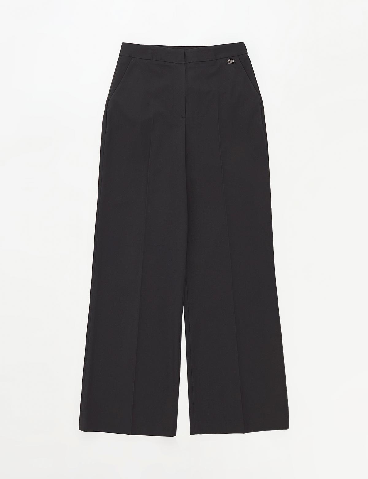 Siyah Palazzo Kumaş Pantolon - 50319006012