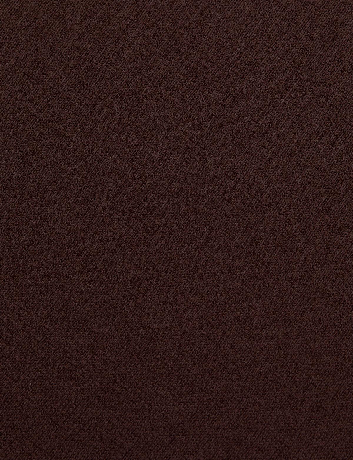 Kahverengi Comfort Fit Bisiklet Yaka Basic Kazak - 50316393026