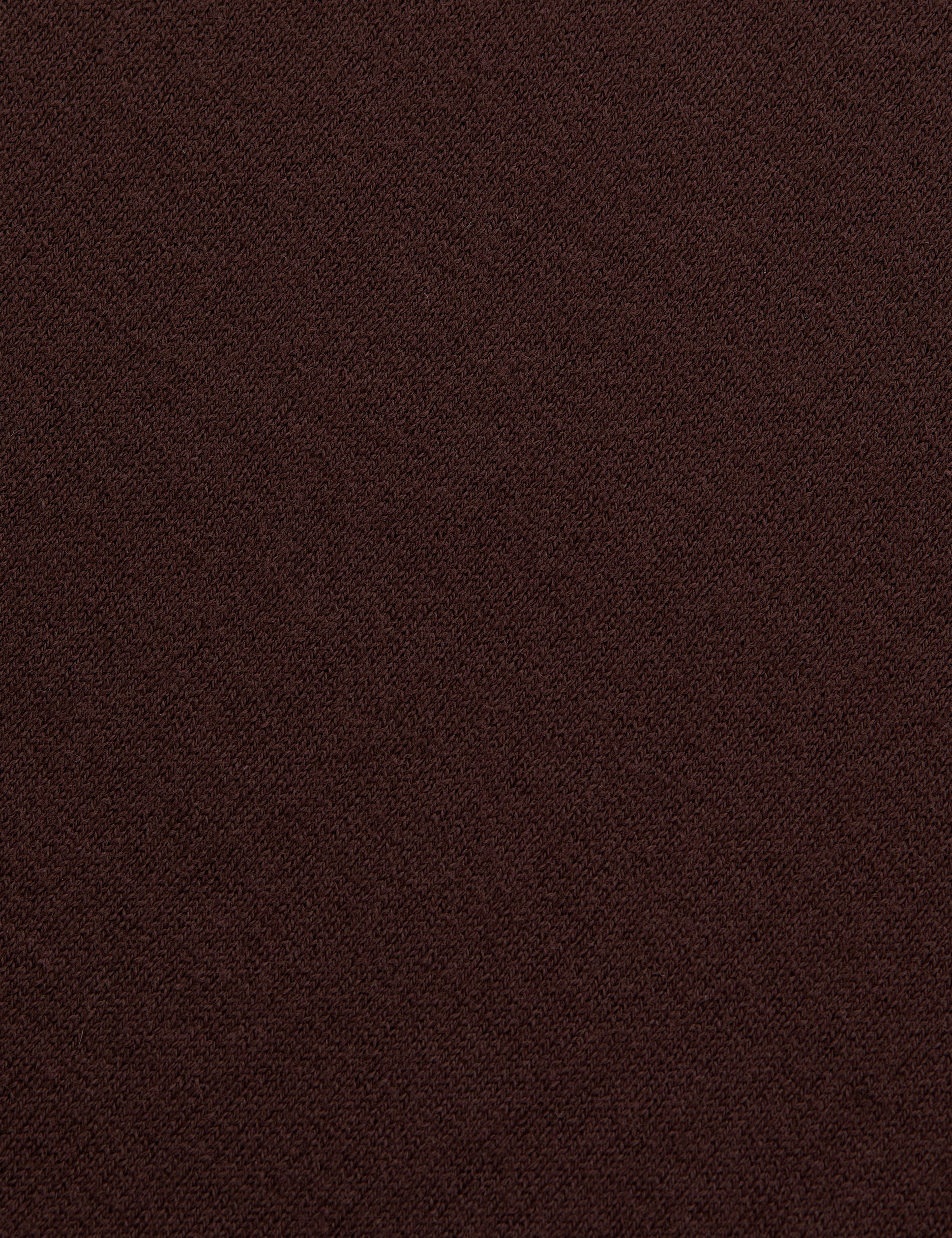 Kahverengi Comfort Fit Bisiklet Yaka Basic Kazak