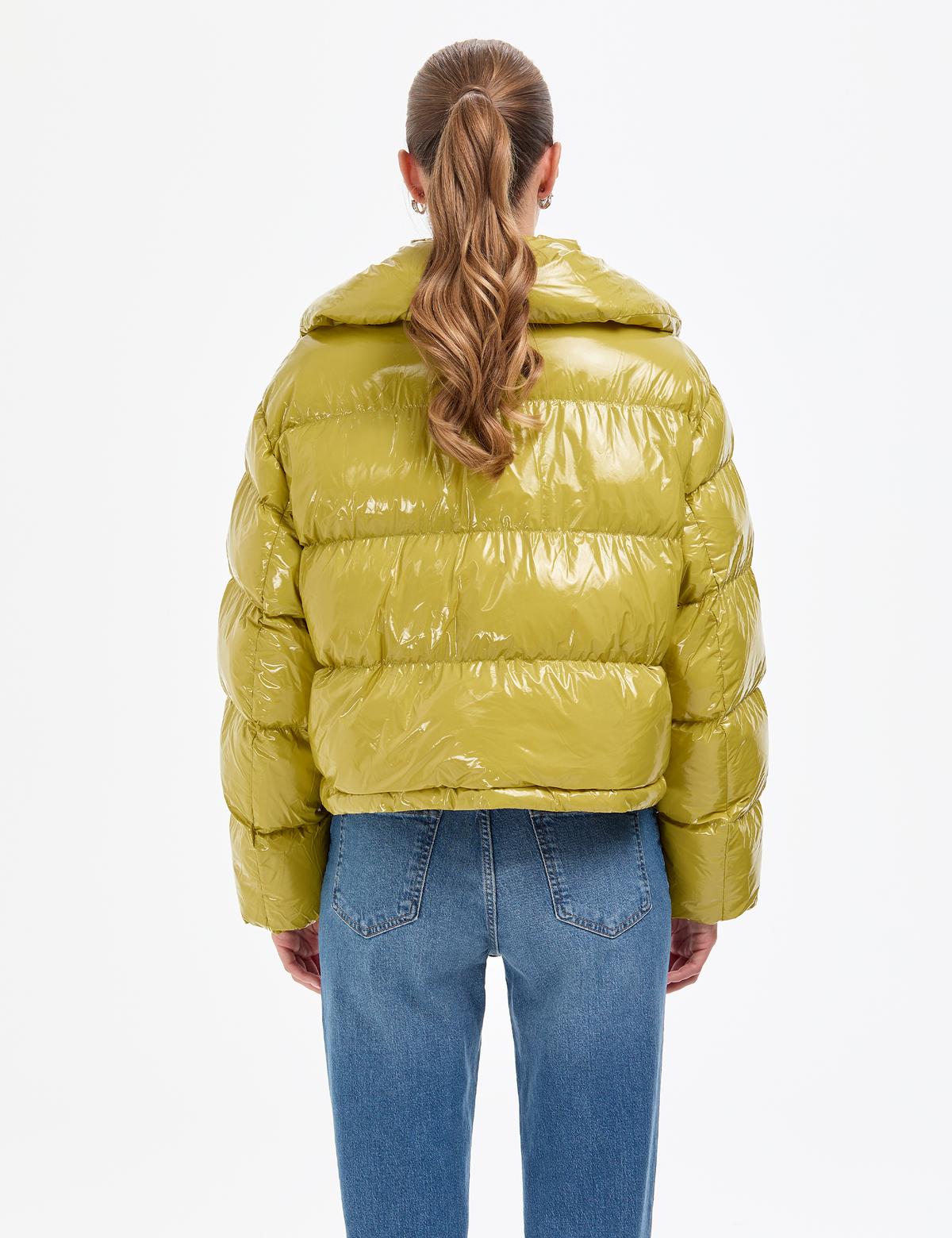 Fıstık Yeşili Mont - 50308998003