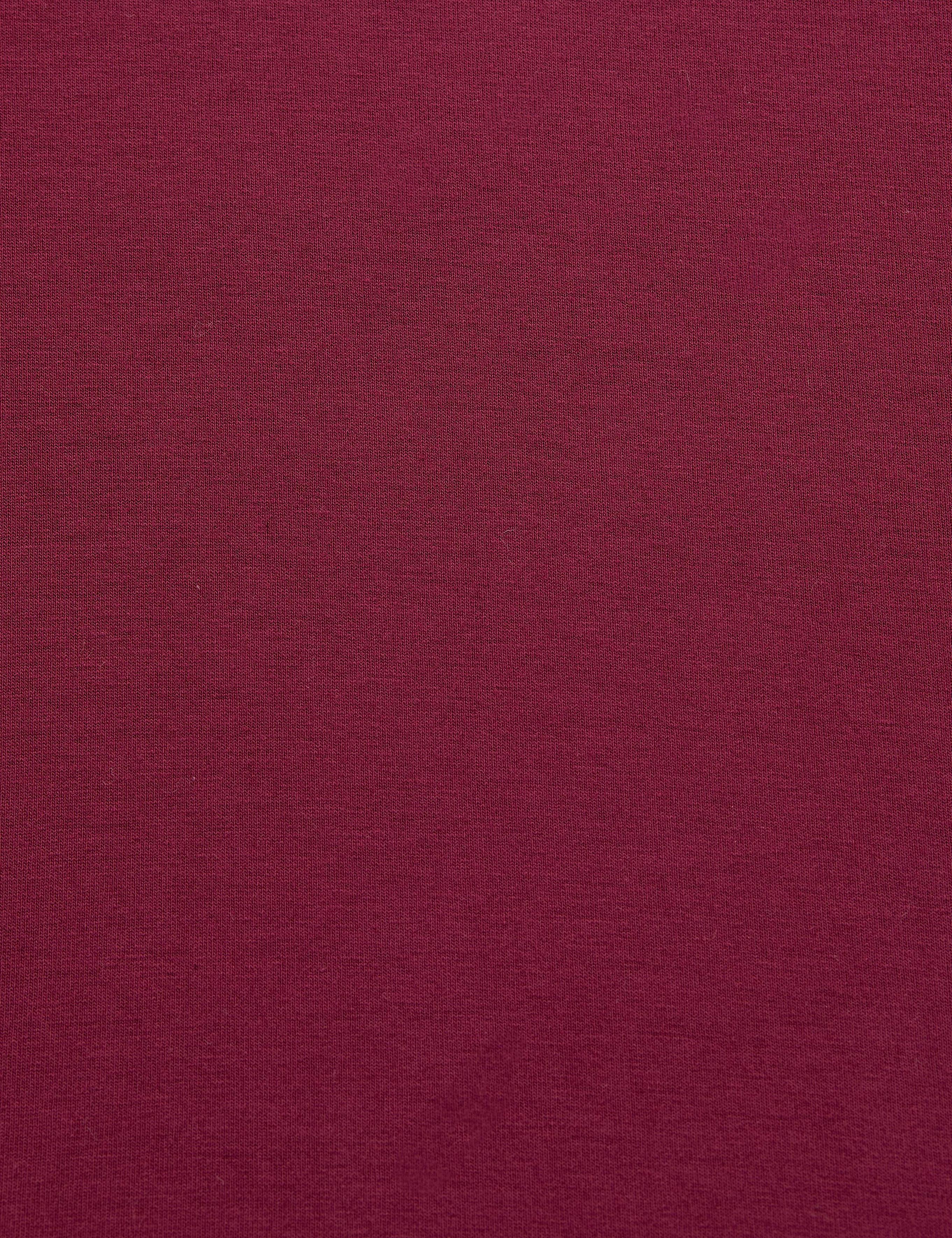 Vişne Slim Fit Örme Bluz