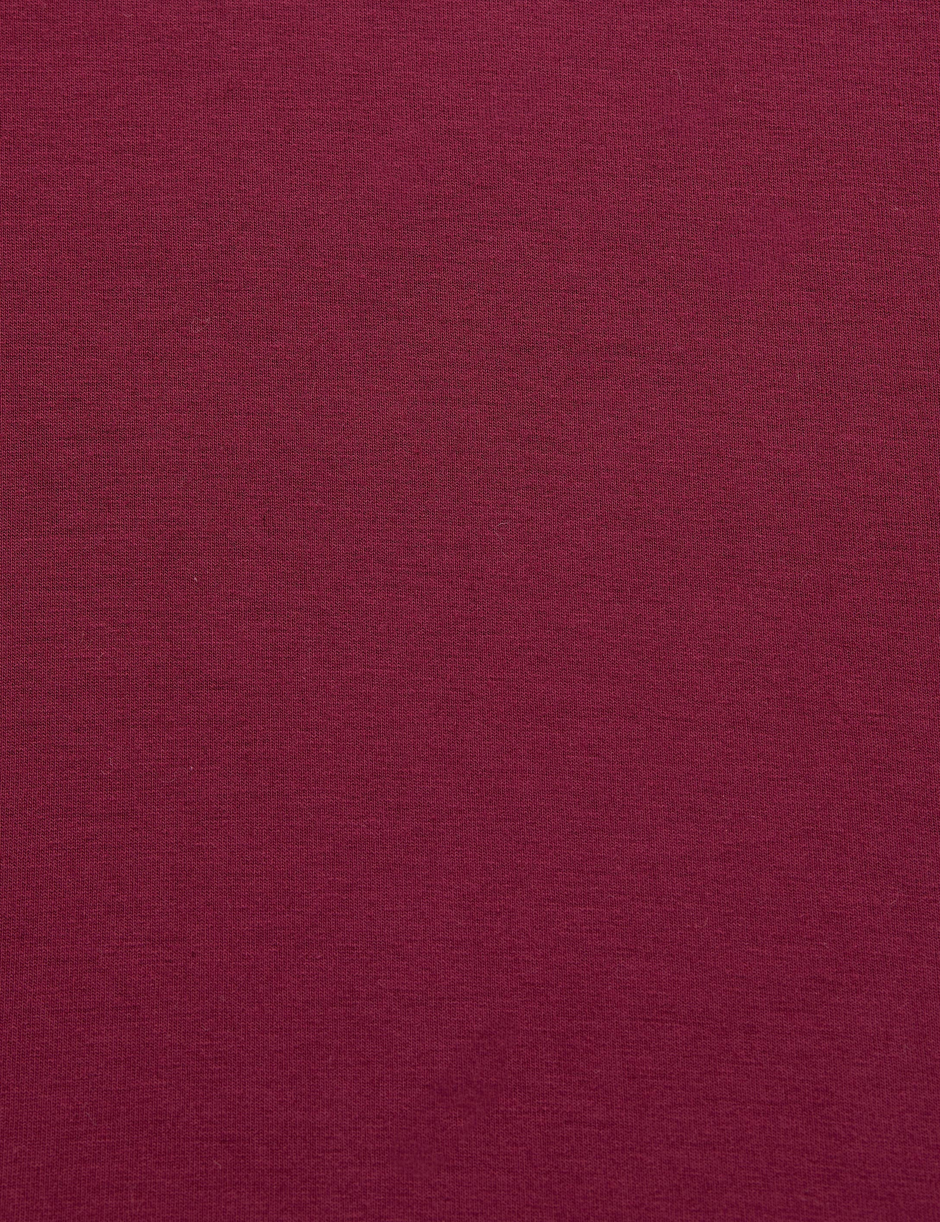 Vişne Slim Fit Örme Bluz