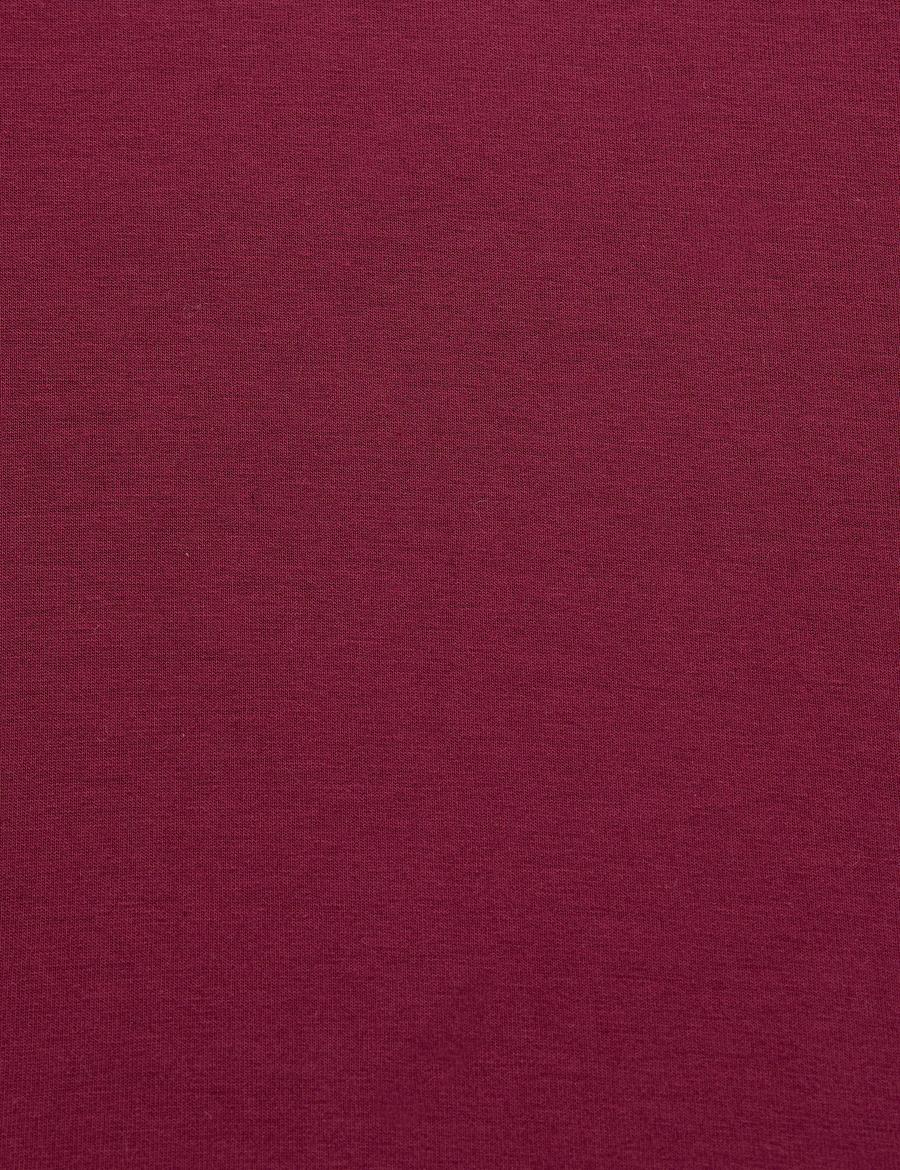 Vişne Slim Fit Örme Bluz