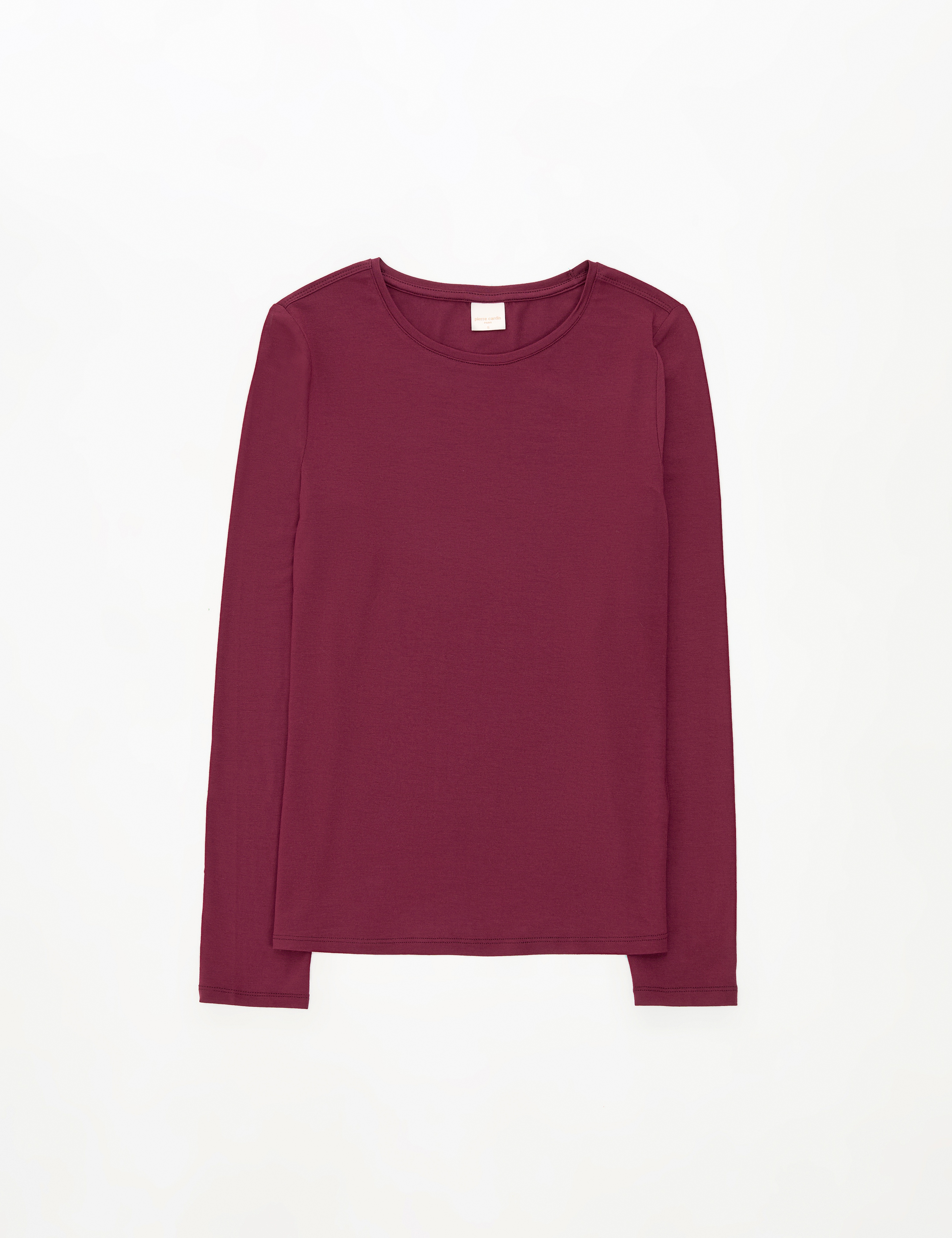 Vişne Slim Fit Örme Bluz