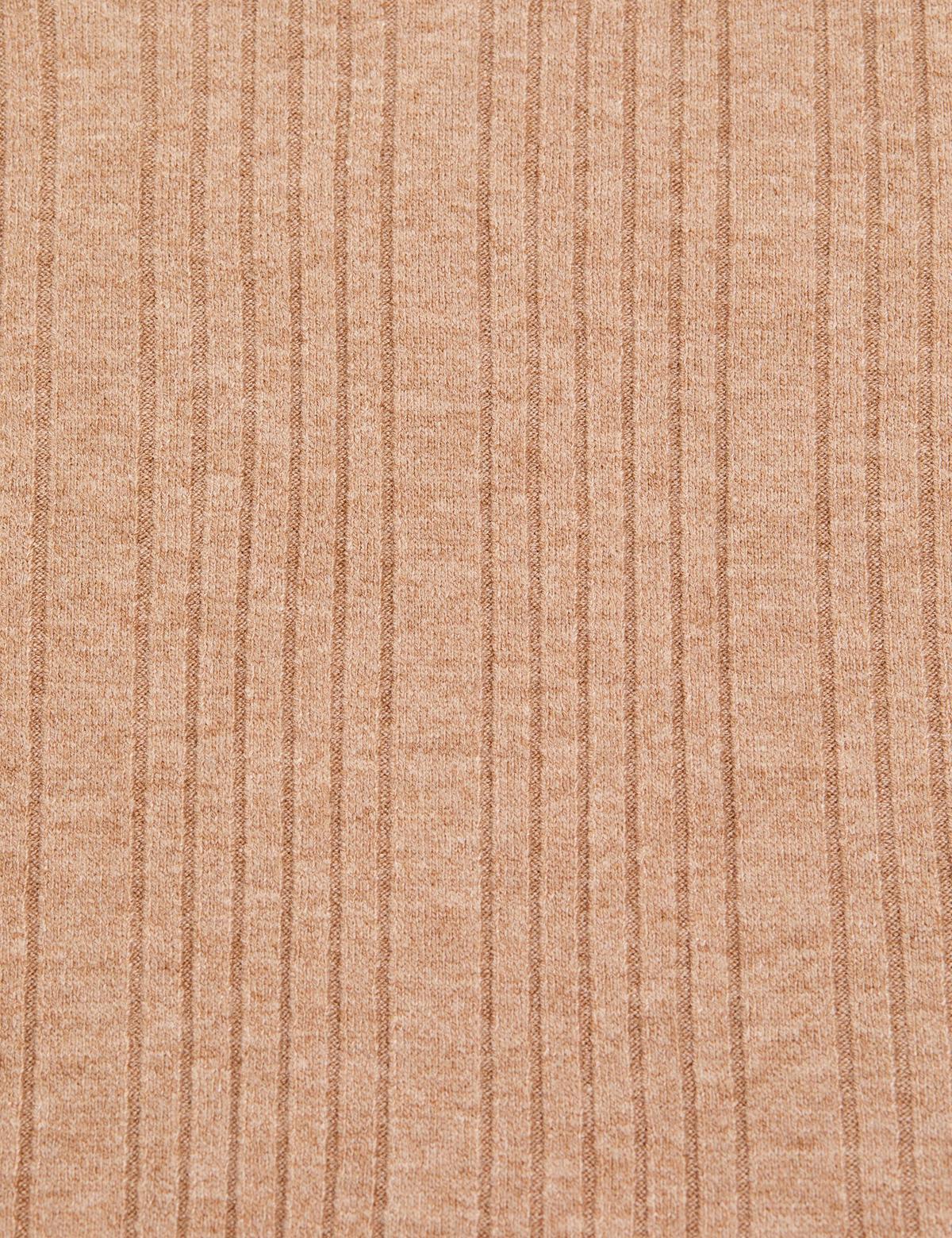 Bej Loose Fit Triko Pantolon - 50311038013