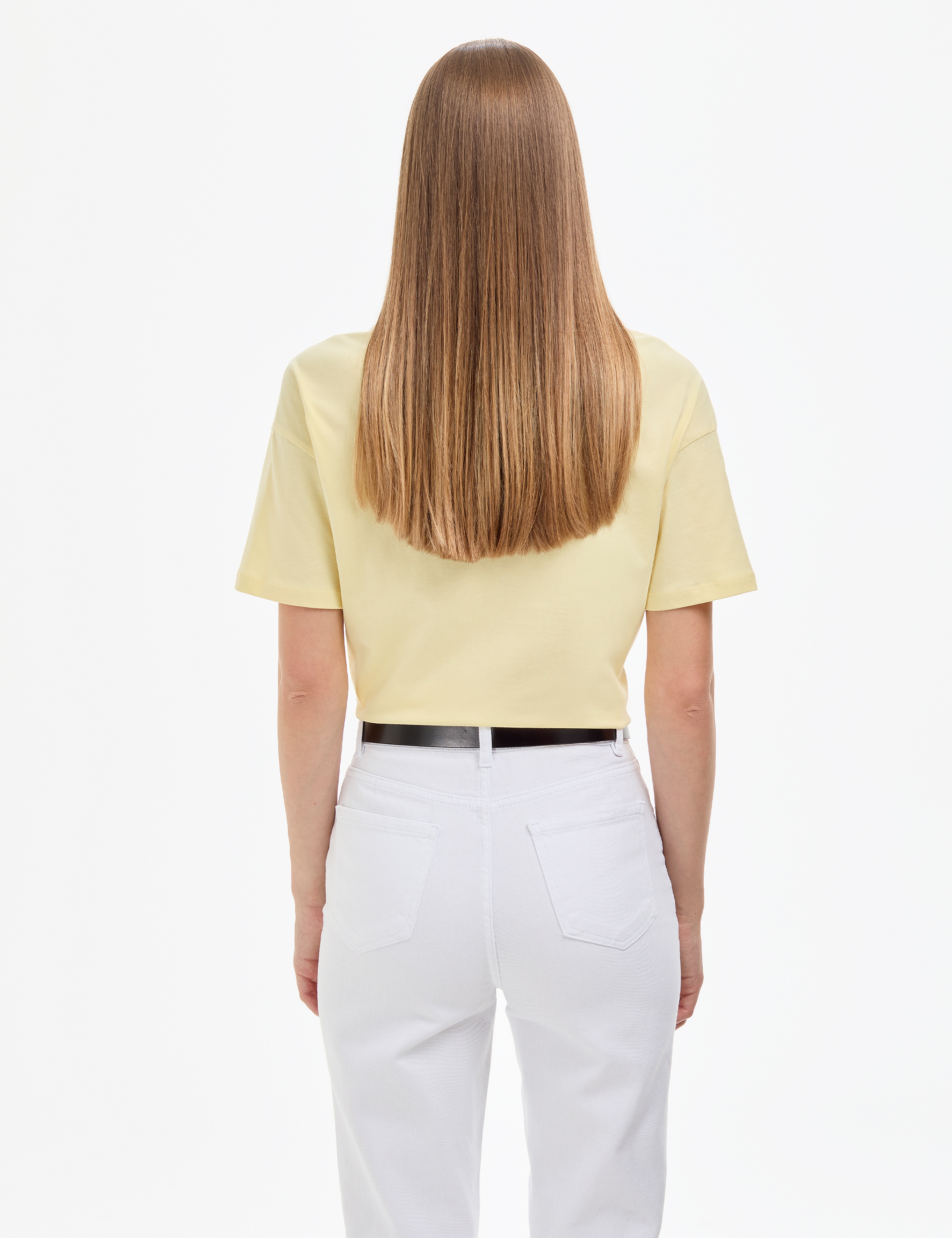 Limon Regular Fit V Yaka Basic Tişört - Image 5