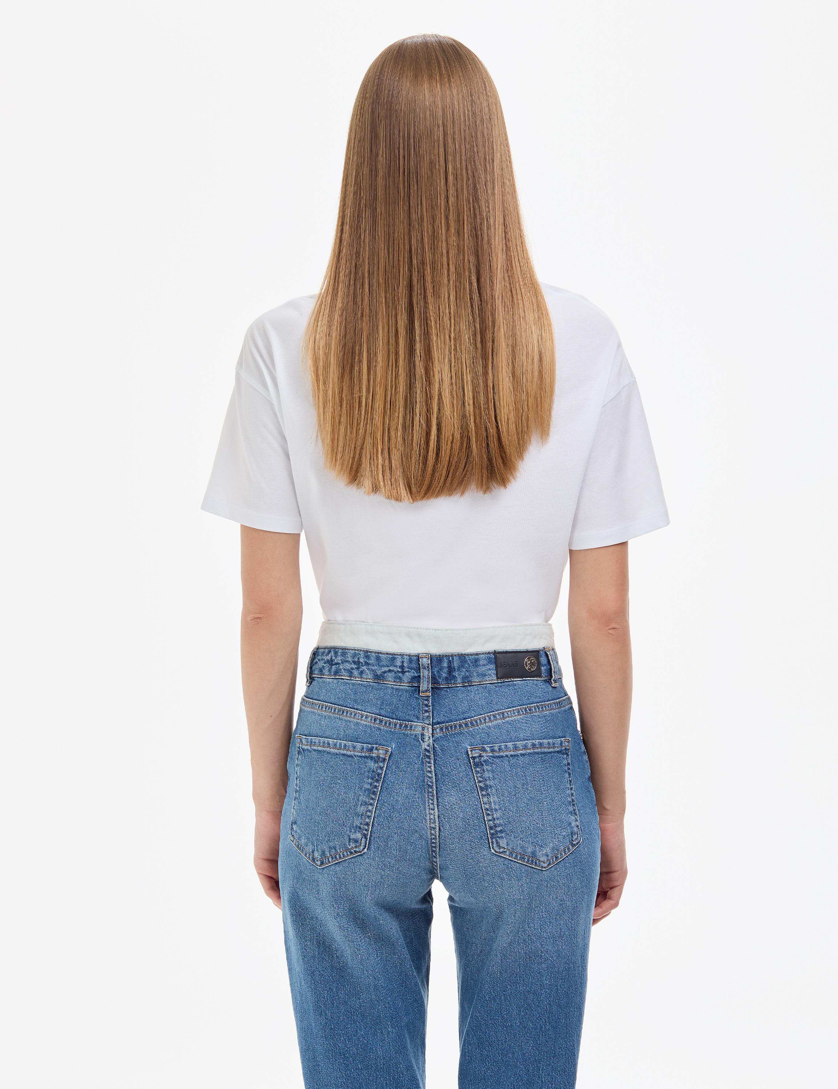 Beyaz Oversize Tişört