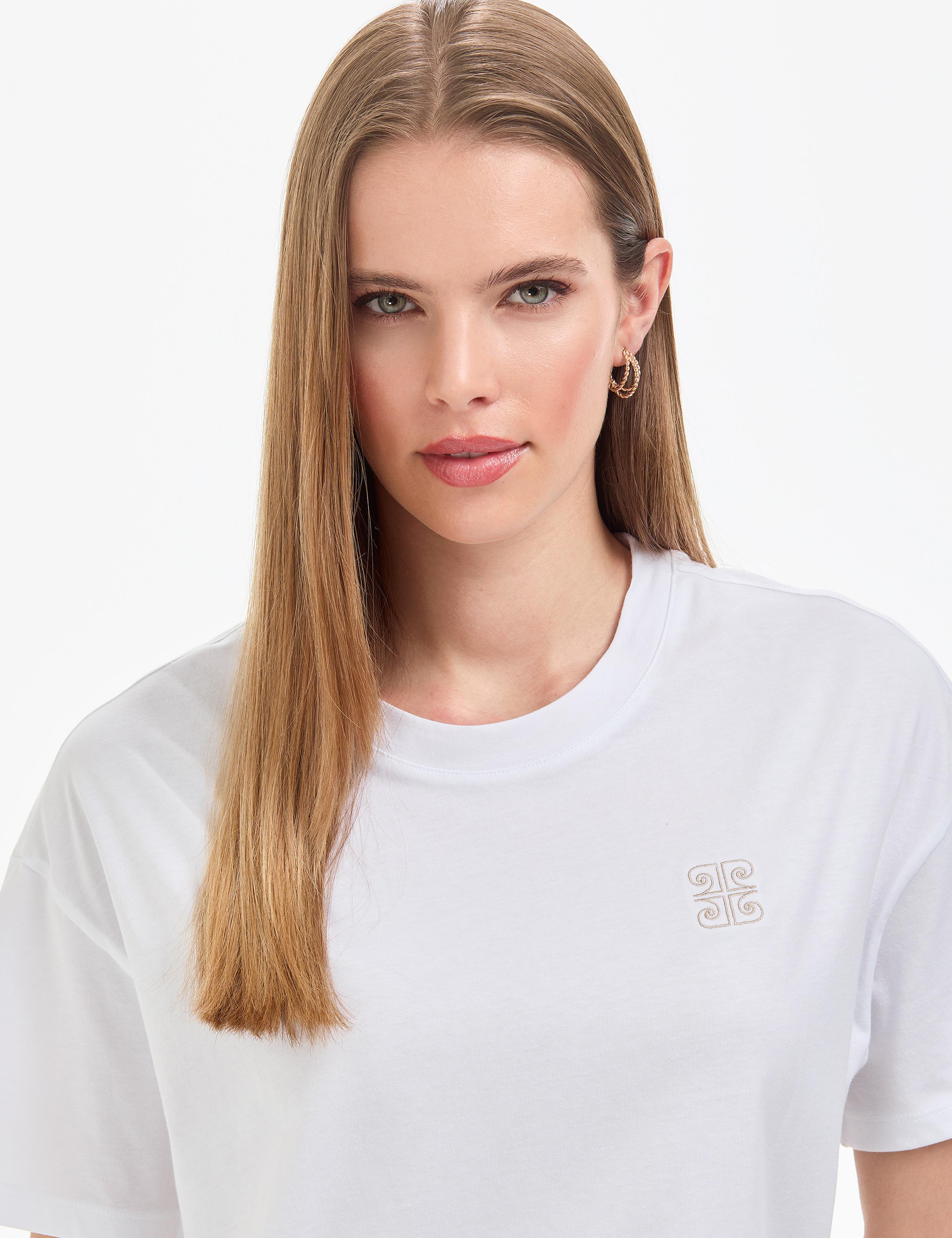 Beyaz Oversize Tişört