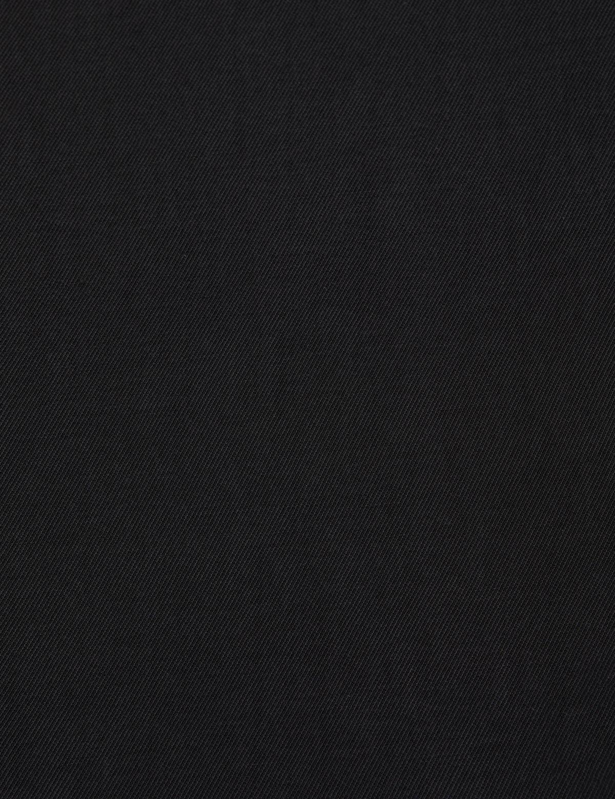 Siyah Comfort Fit Dokuma Elbise - 50318196002