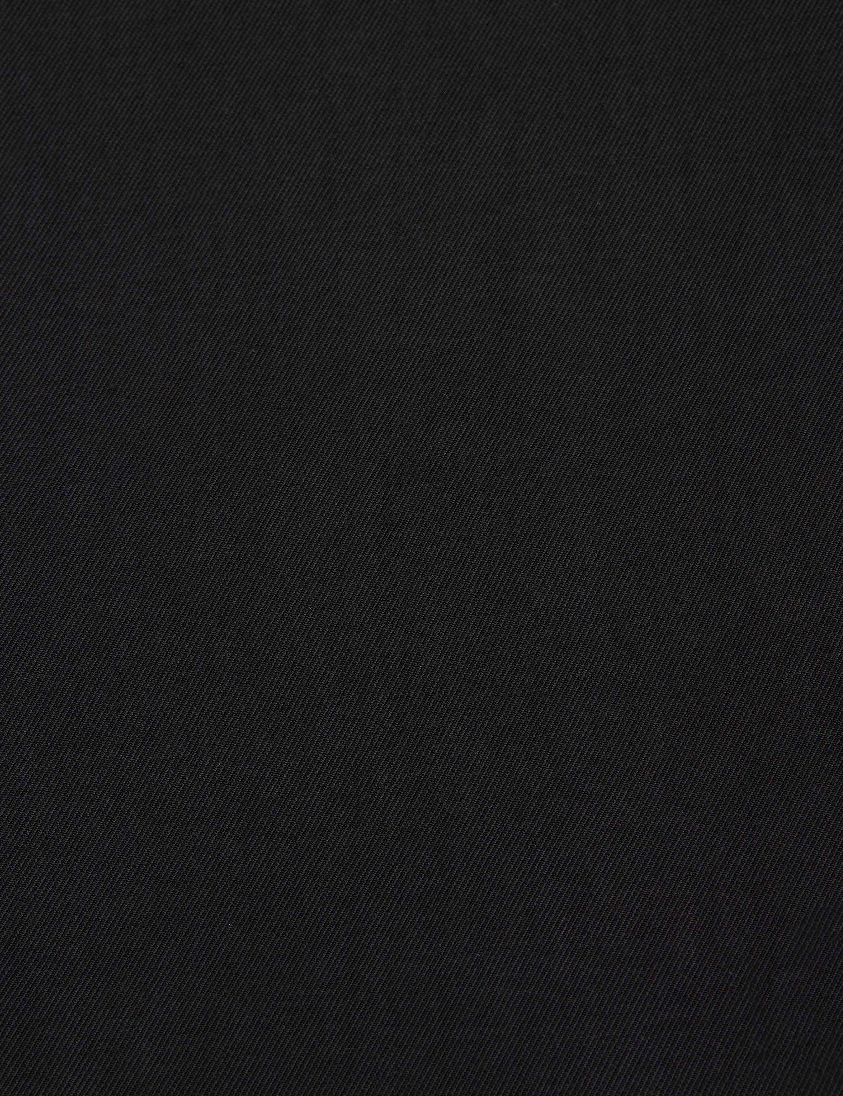 Siyah Comfort Fit Dokuma Elbise