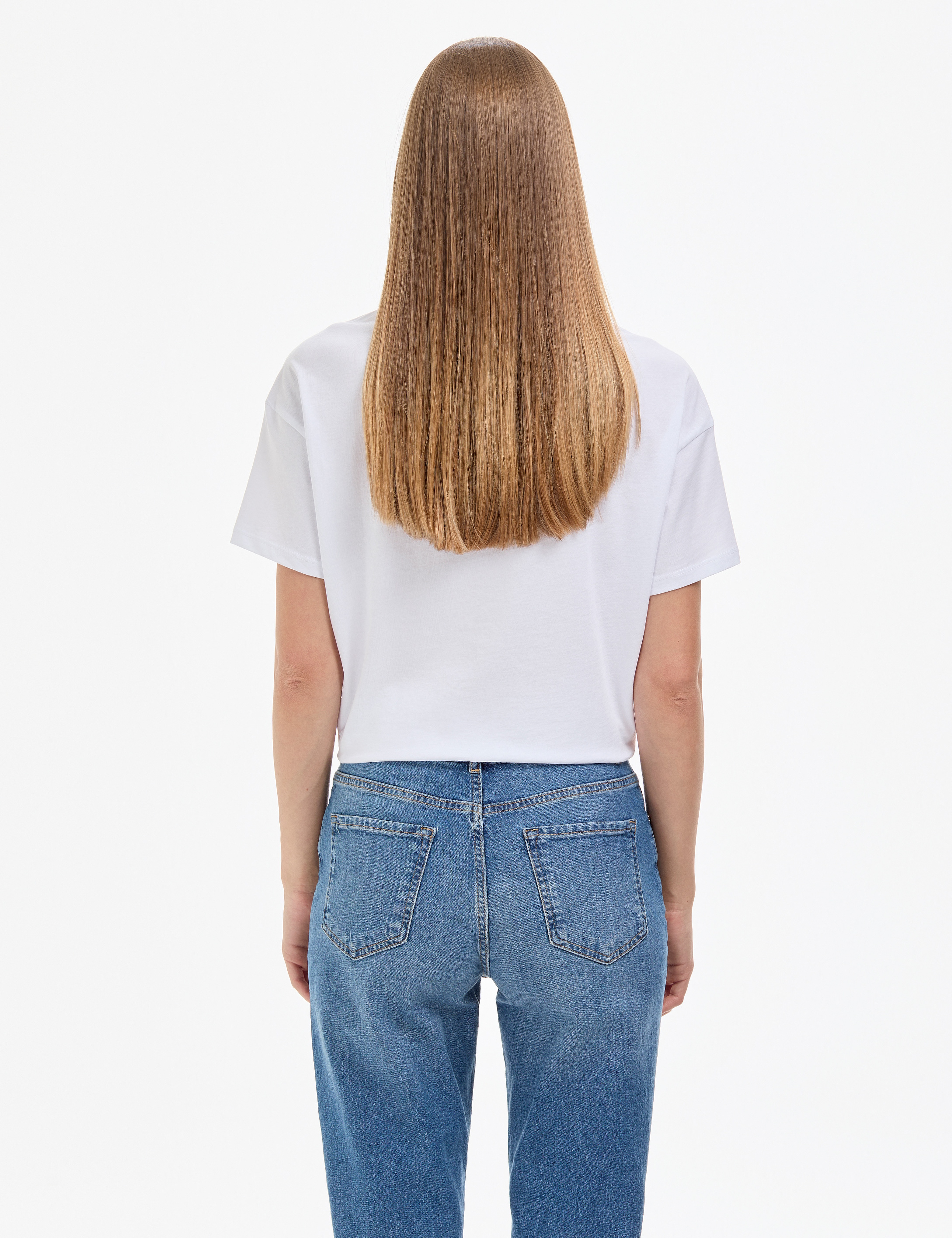 Beyaz Oversize Tişört