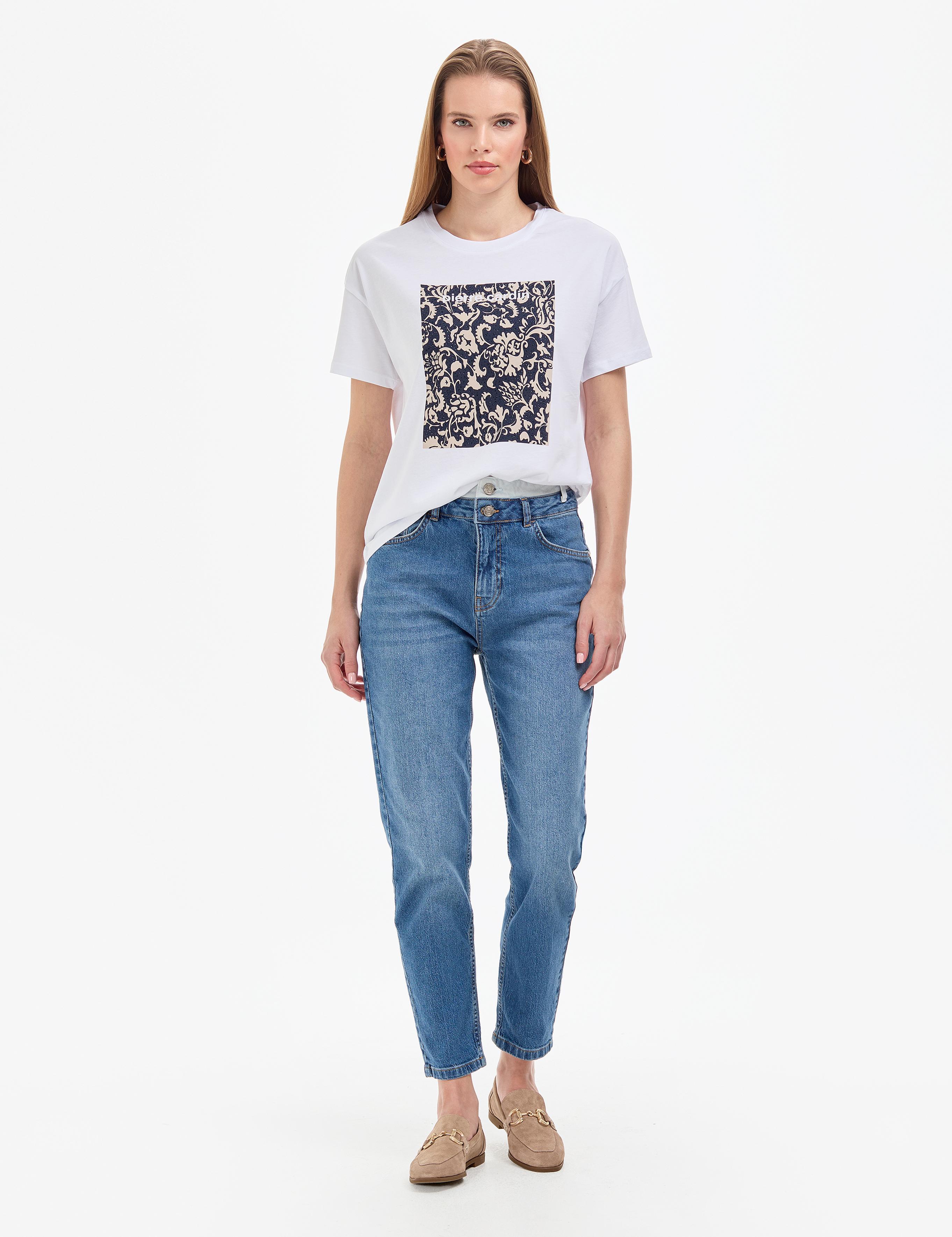 Beyaz Oversize Tişört