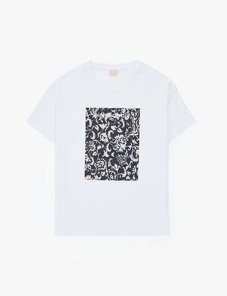 Beyaz Oversize Tişört - 50323558001