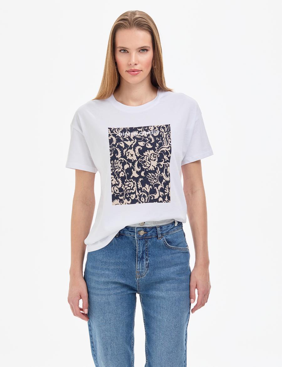 Beyaz Oversize Tişört