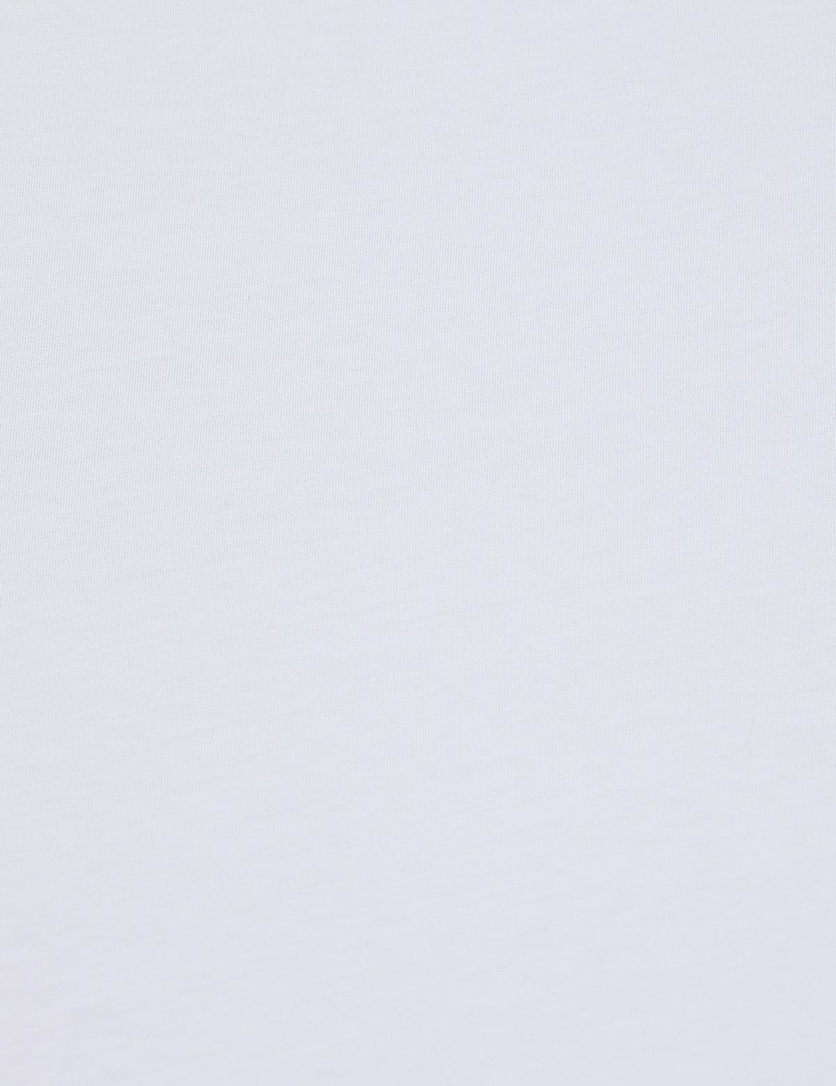 Beyaz Oversize Tişört - 50323558001