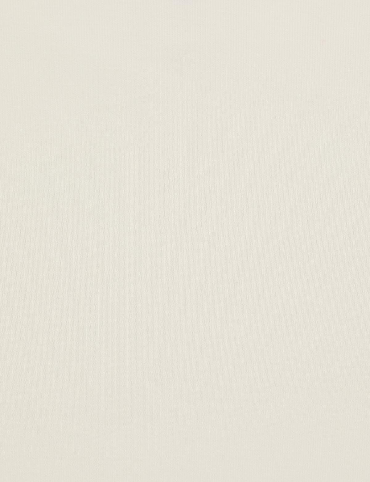 Ekru Regular Fit Modal Kumaş Sweatshirt - 50308116016