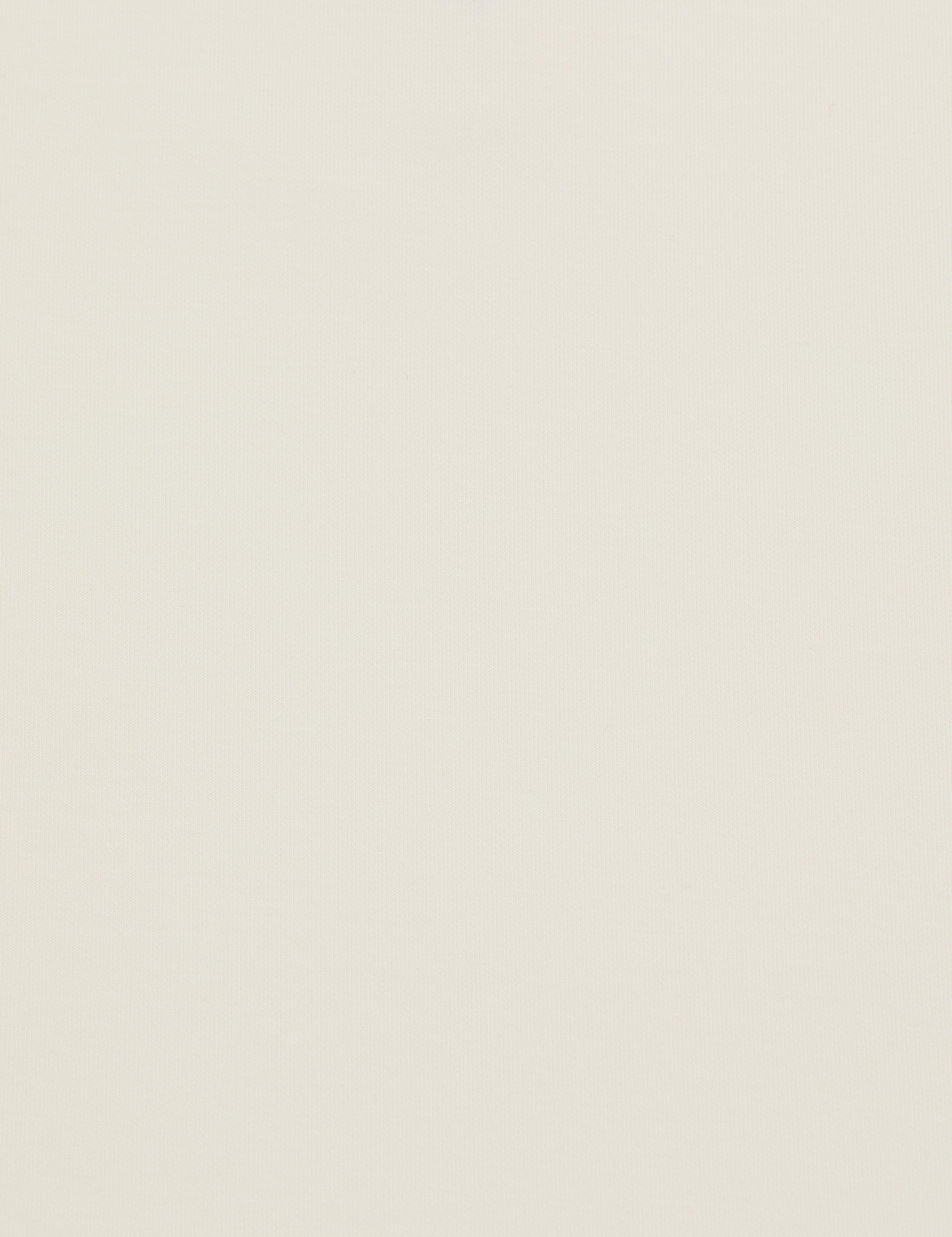 Ekru Regular Fit Modal Kumaş Sweatshirt