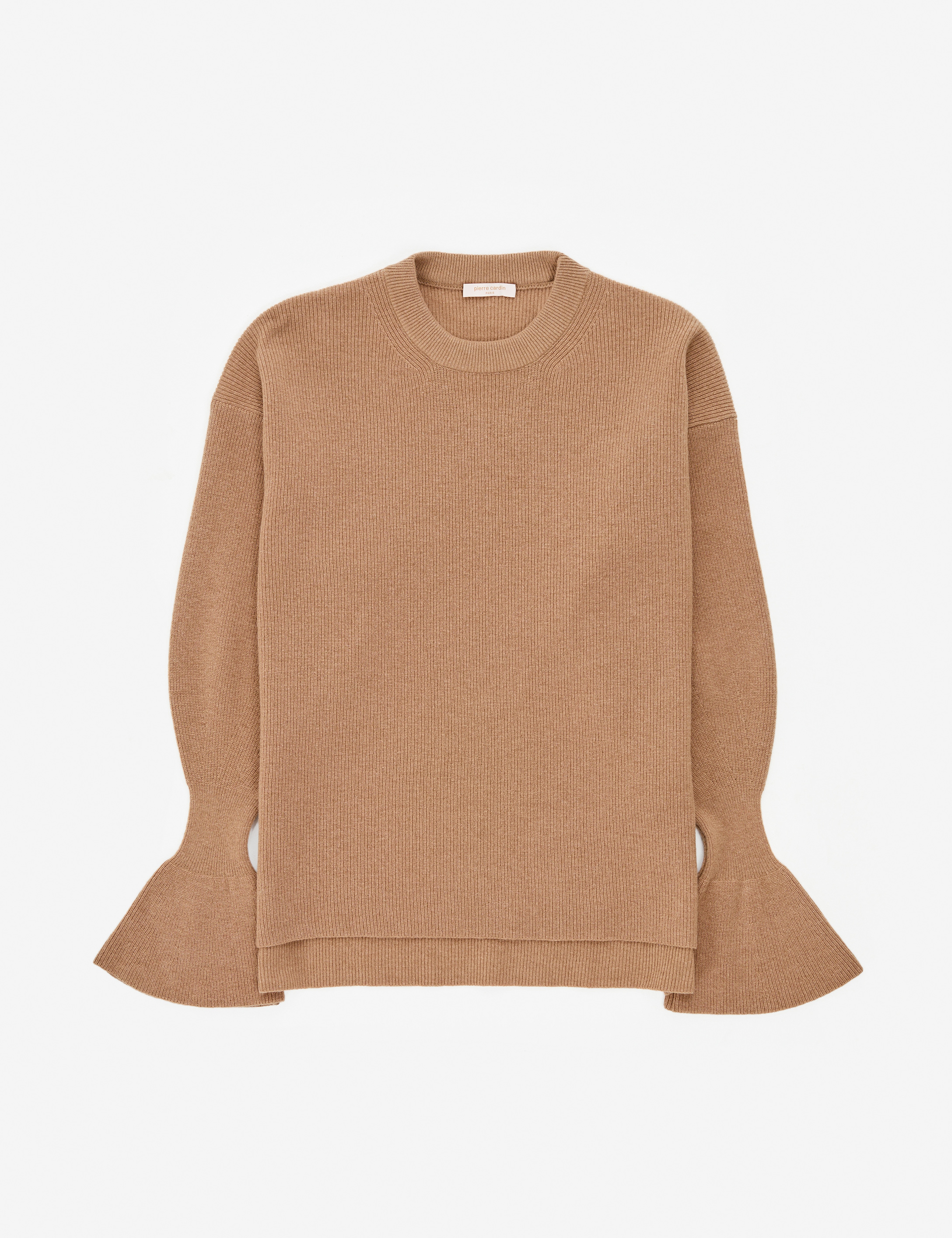Camel Regular Fit Yün Kazak