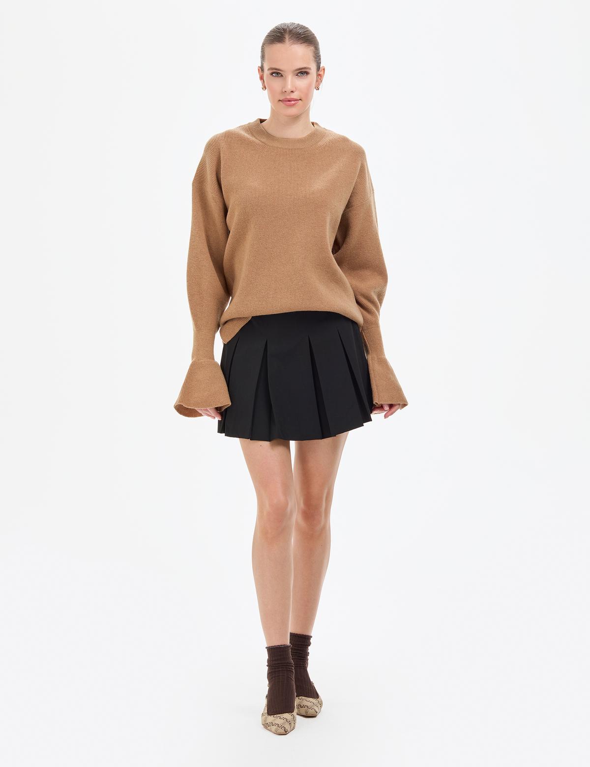 Camel Regular Fit Yün Kazak - 50296484012