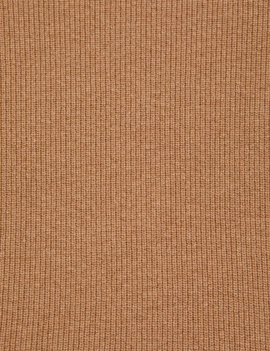 Camel Regular Fit Yün Kazak