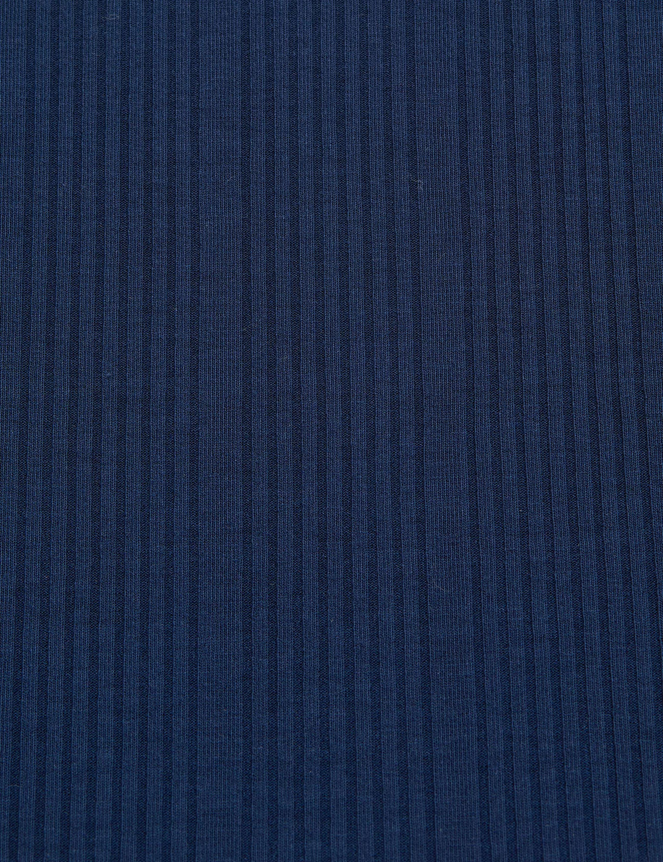 Lacivert Slim Fit Örme Elbise