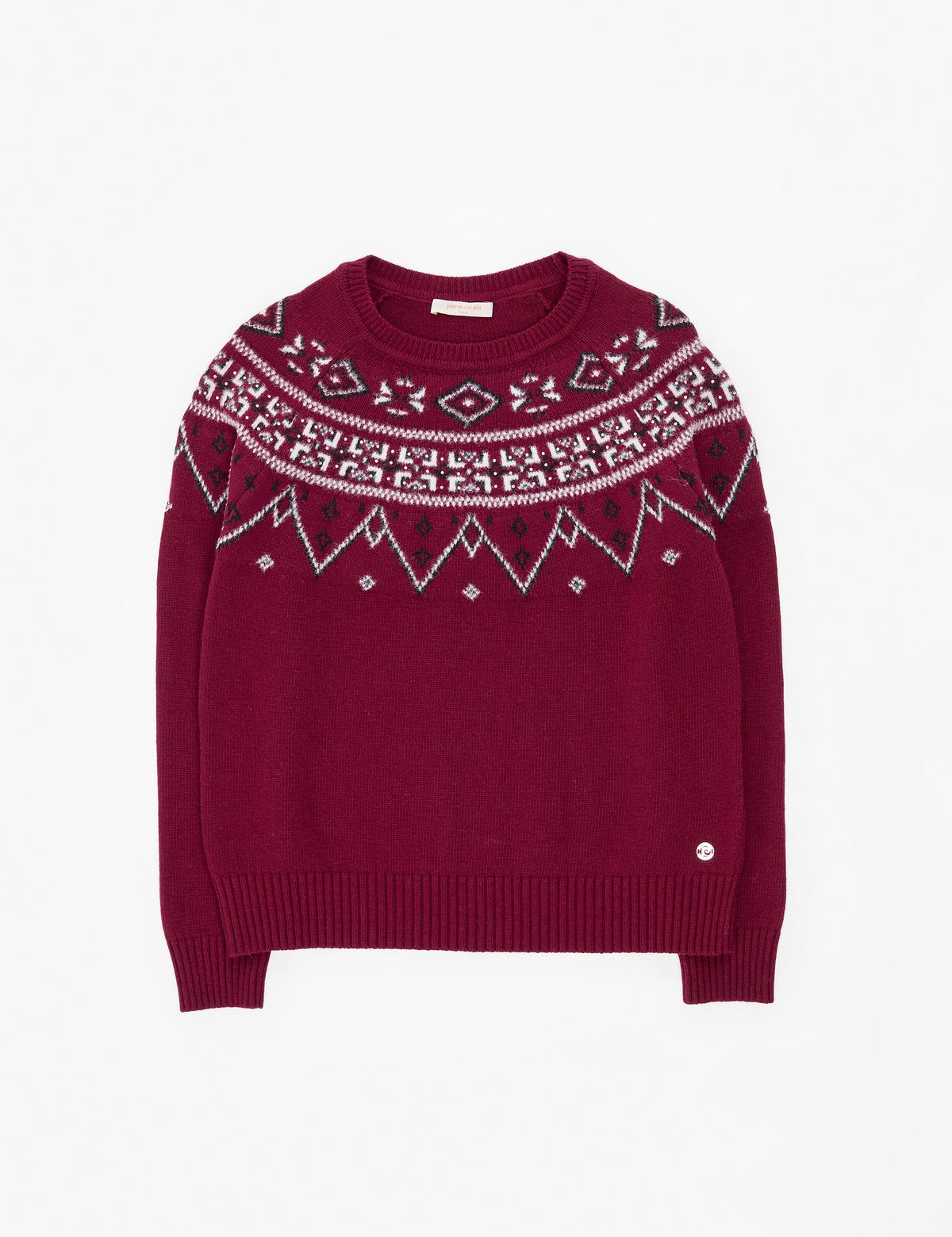 Vişne Slim Fit Kazak - 50310917014