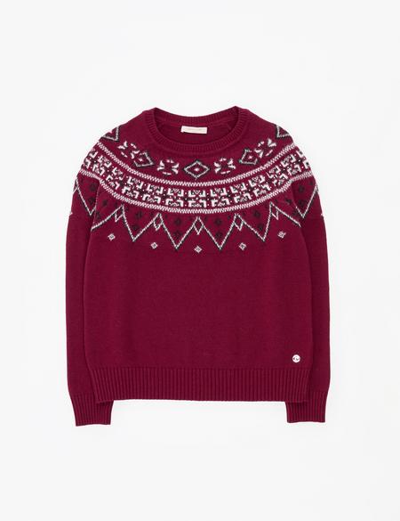 Vişne Slim Fit Kazak - 50310917014