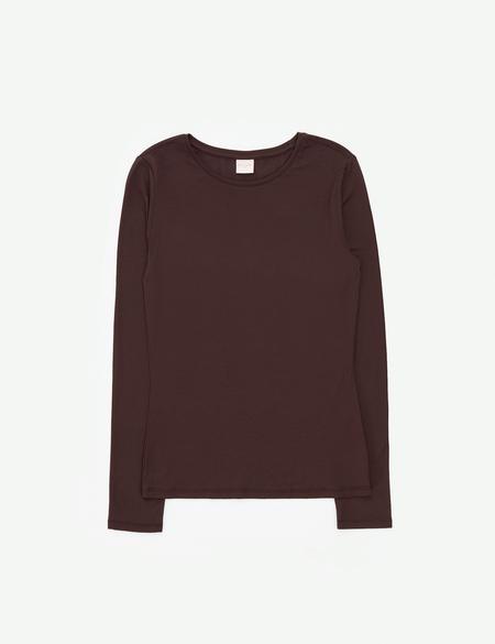 Kahverengi Slim Fit Örme Bluz - 50317061032