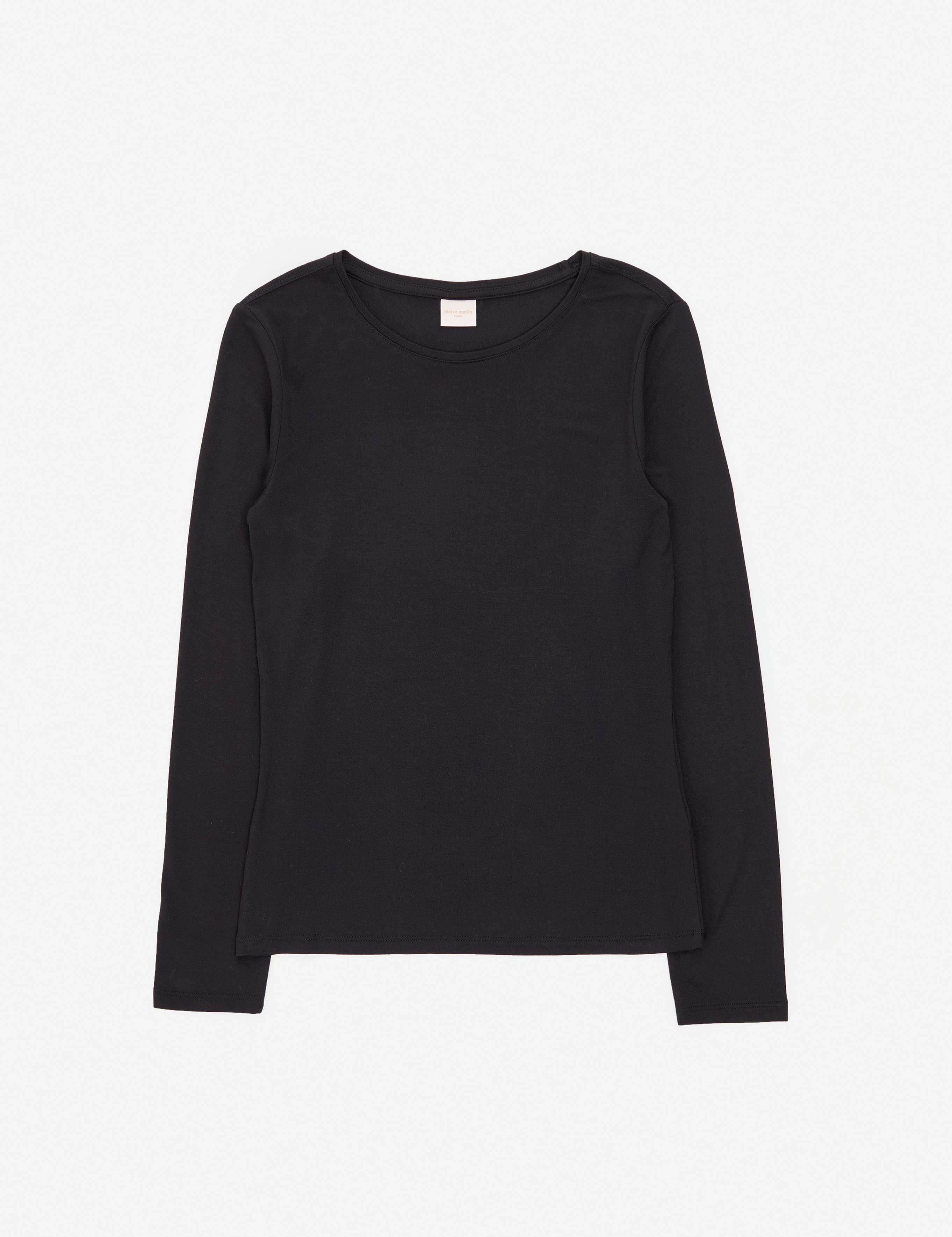 Siyah Slim Fit Örme Bluz