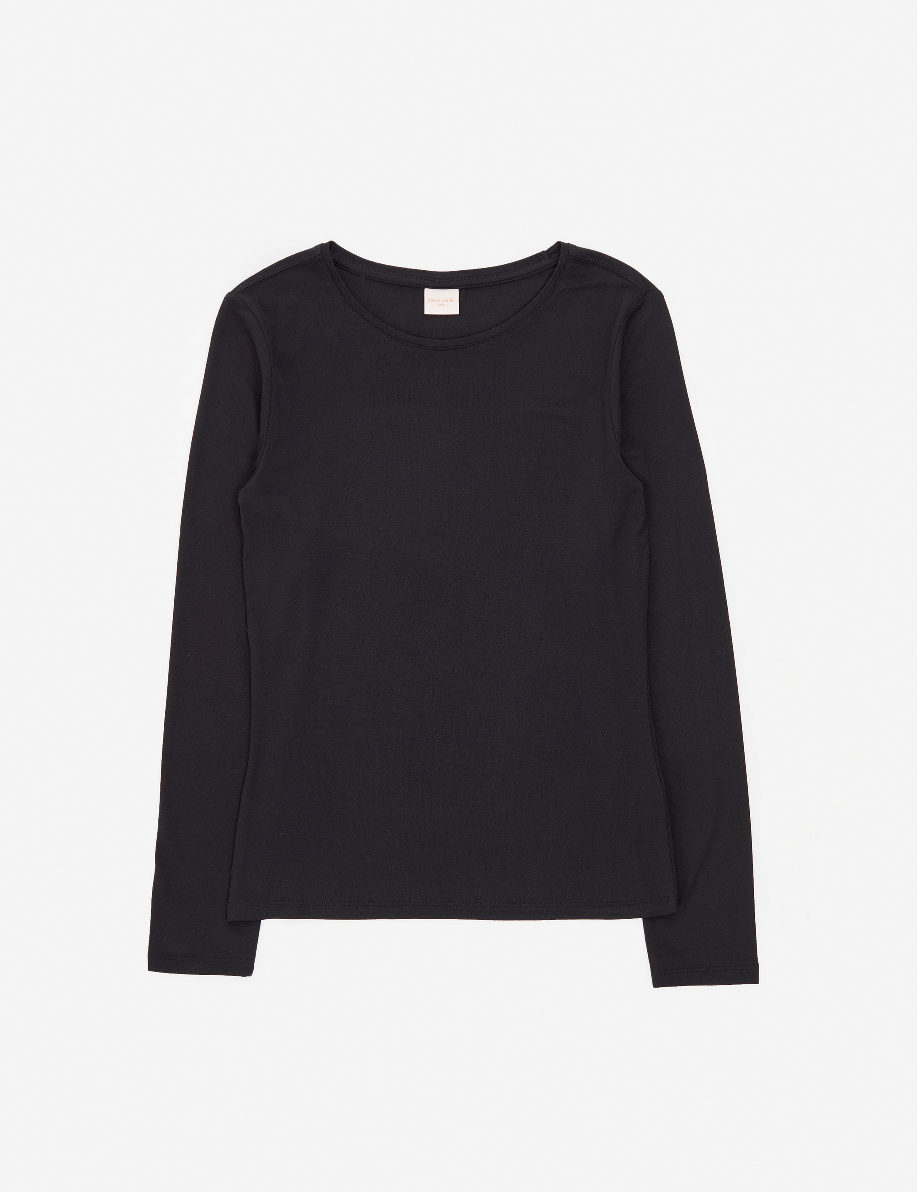 Siyah Slim Fit Örme Bluz - Image 6