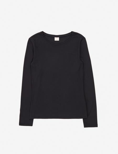 Siyah Slim Fit Örme Bluz - 50317061027