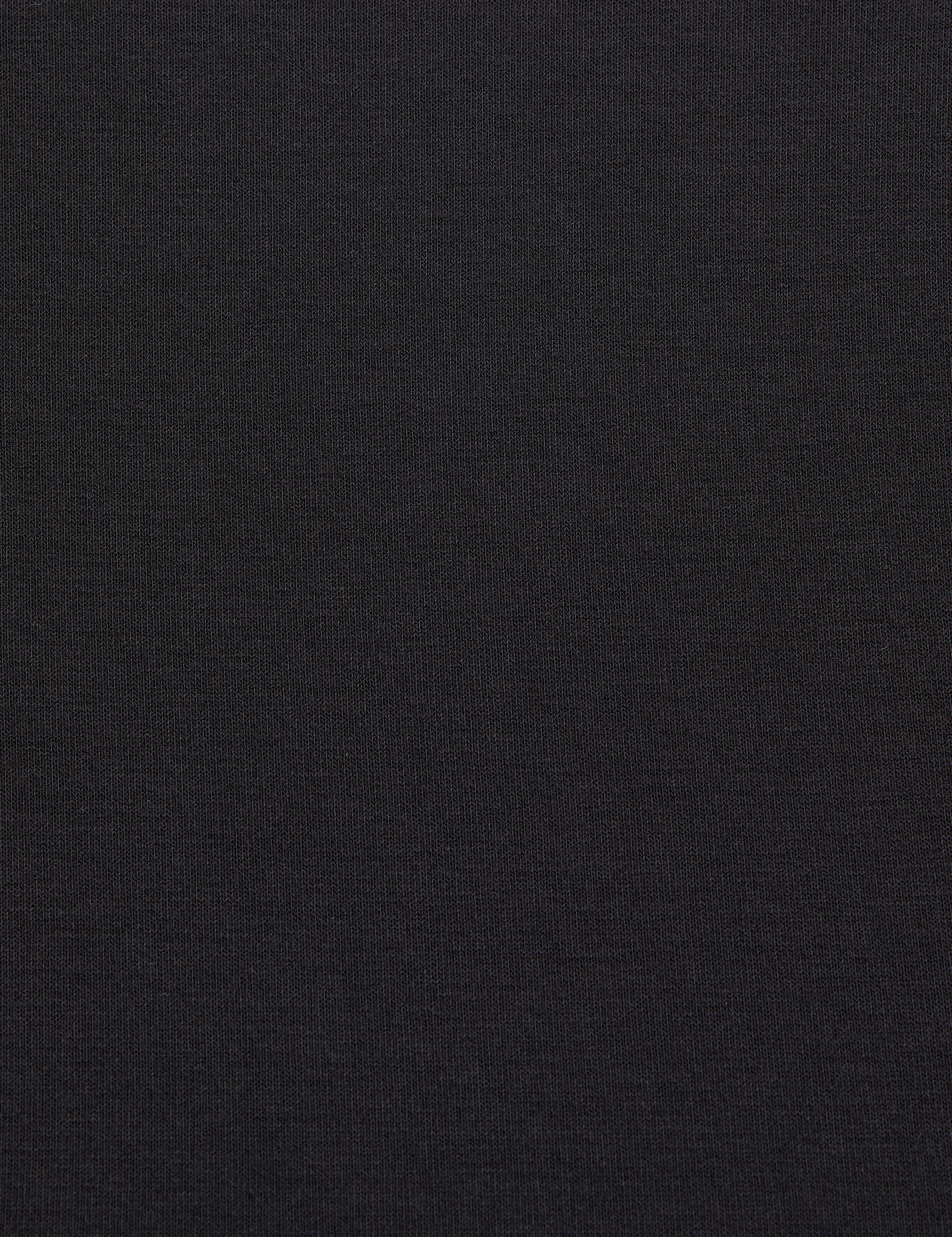 Siyah Slim Fit Örme Bluz