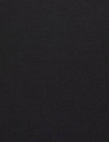 Siyah Slim Fit Örme Bluz