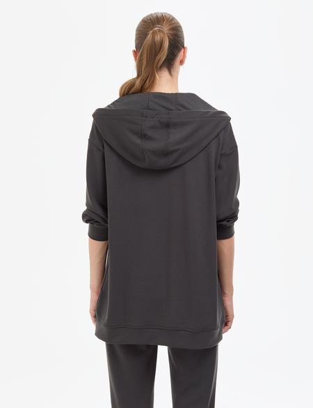 Antrasit Oversize Örme Hırka - 50309107005