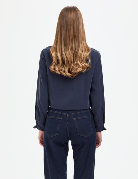 Açık Lacivert Comfort Fit Uzun Kollu Gömlek - 50318219035