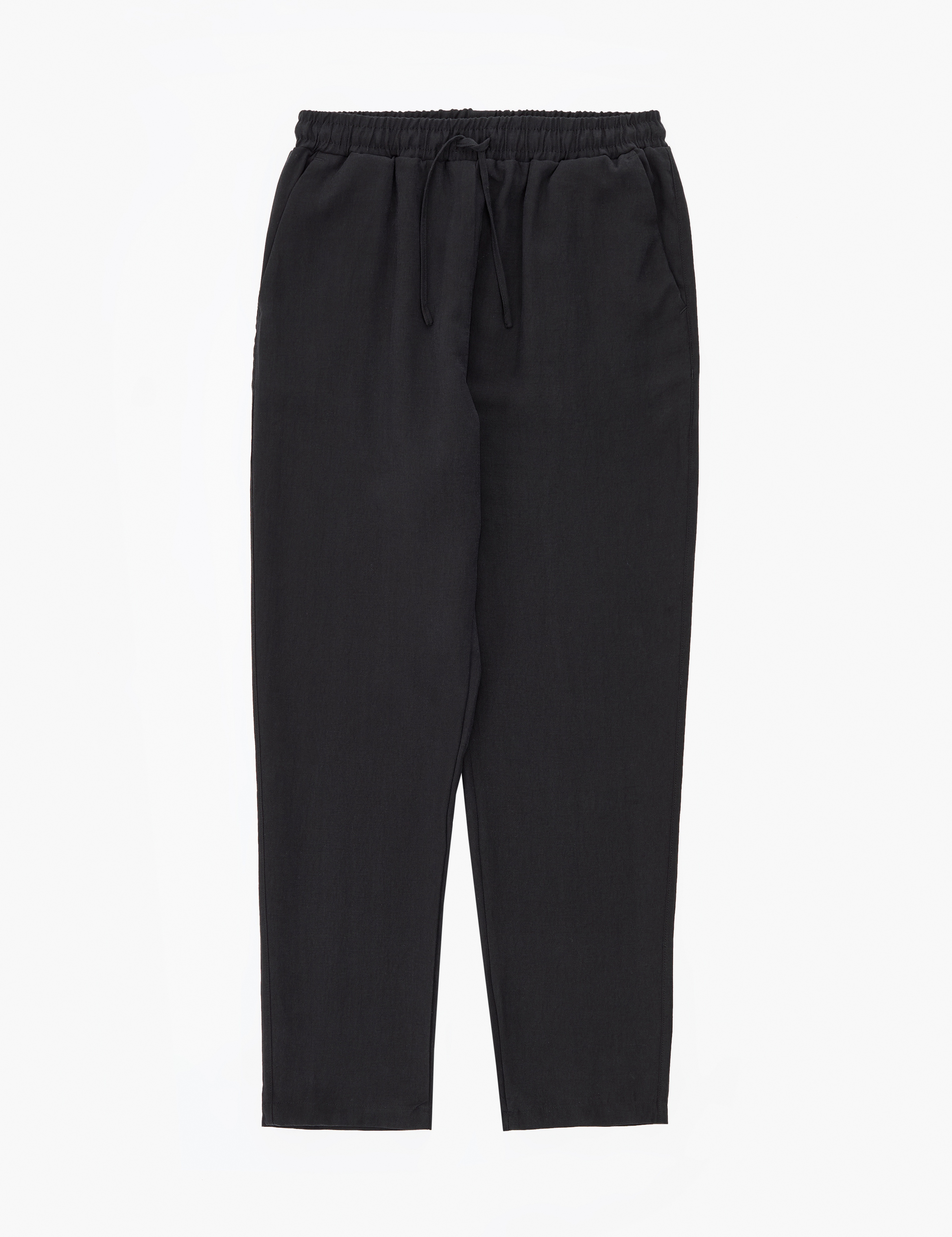 Siyah Carrot Fit Kanvas Pantolon - Image 5