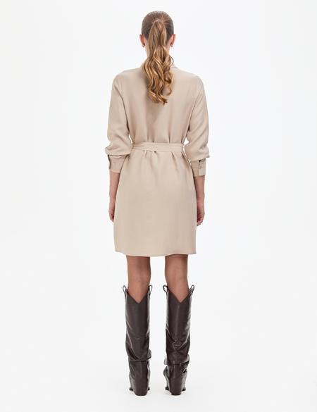 Vizon Comfort Fit Dokuma Elbise - 50318196012