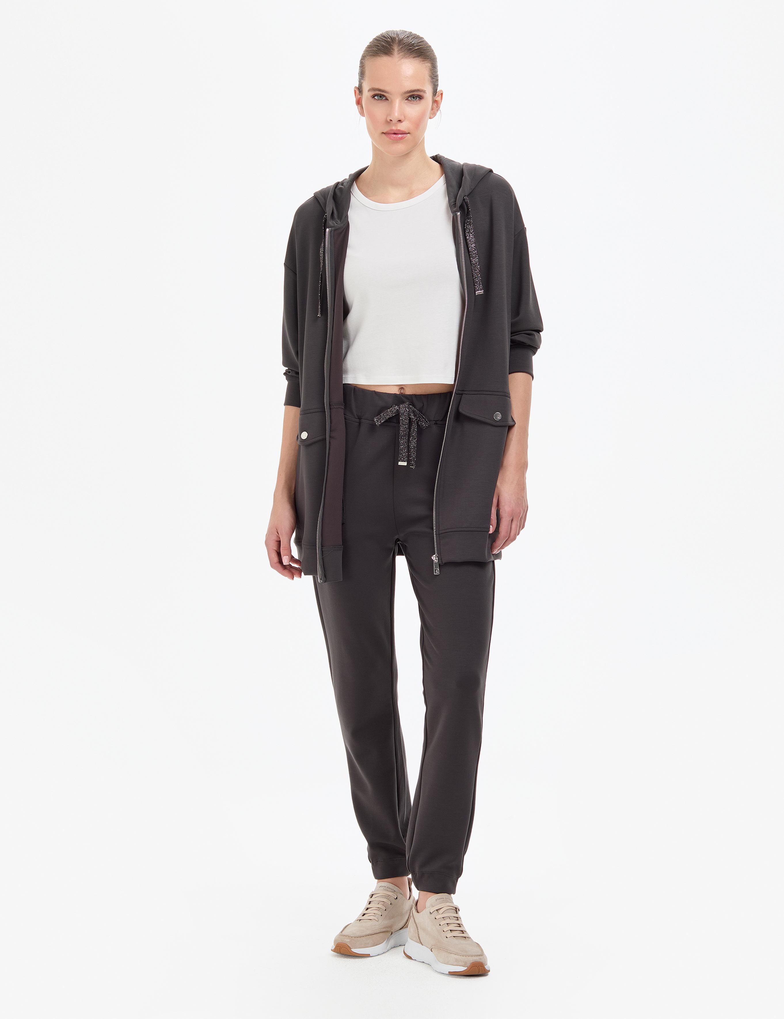 Antrasit Regular Fit Eşofman Altı