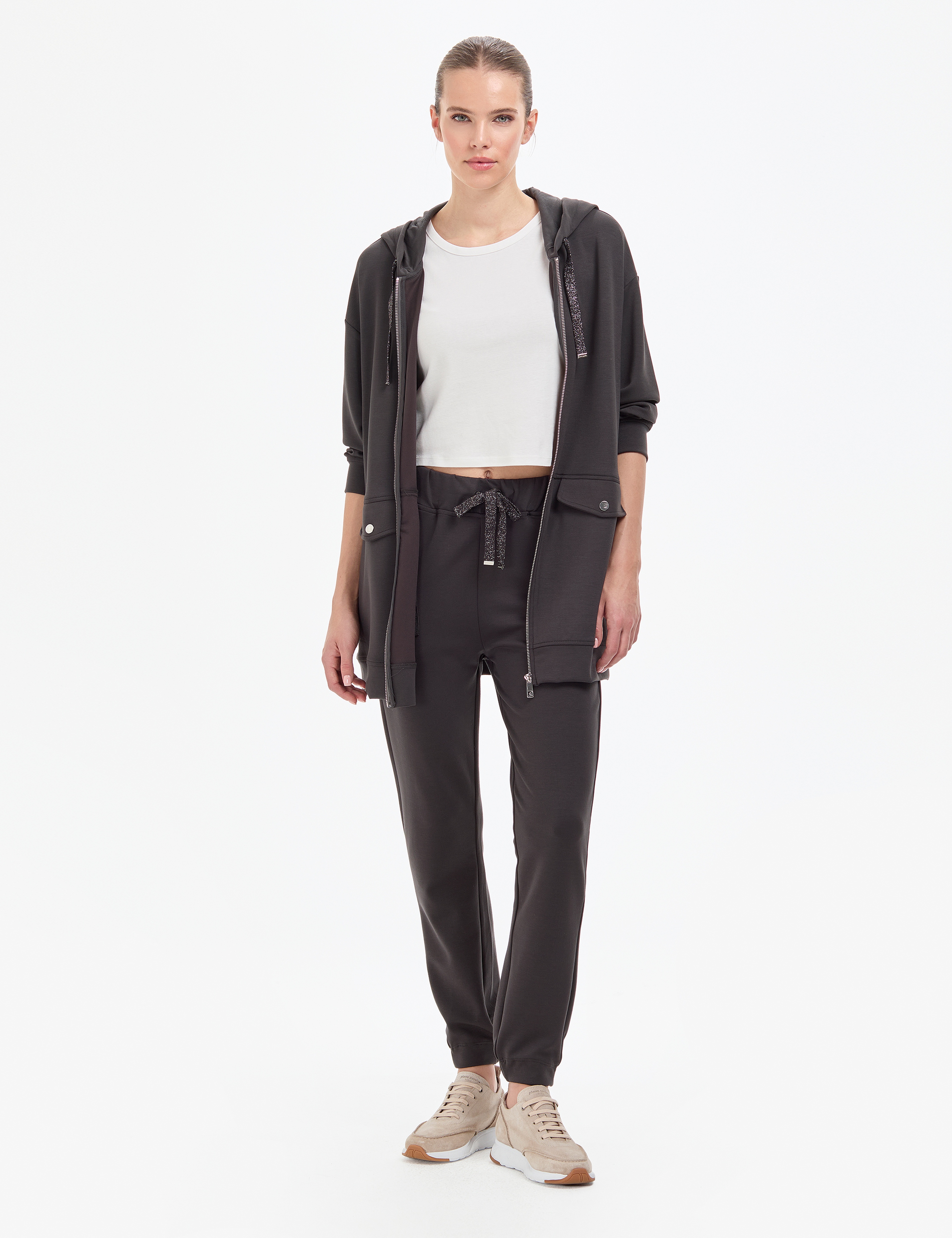 Antrasit Regular Fit Eşofman Altı - Image 1