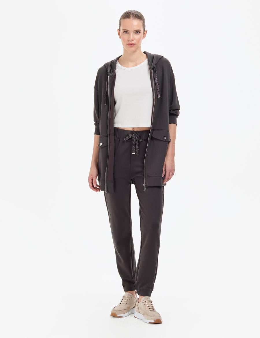 Antrasit Regular Fit Eşofman Altı